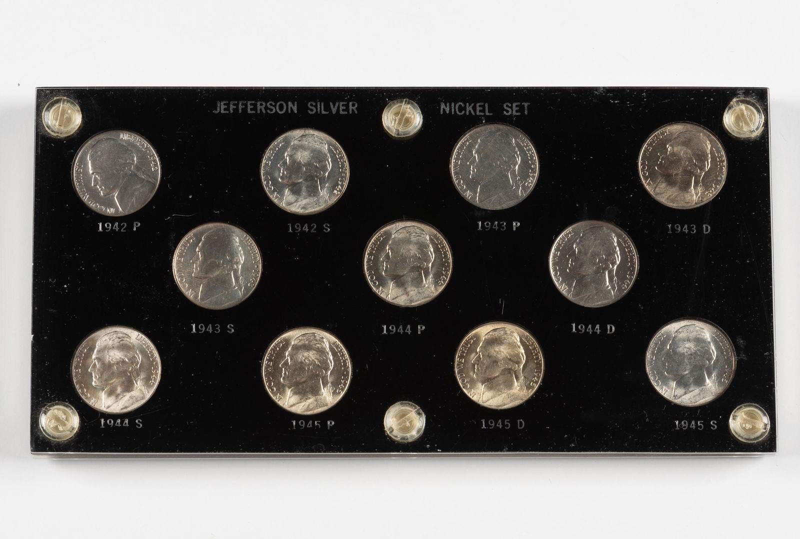 Brilliant Uncirculated Set of Silver War Nickels (1 of 2)