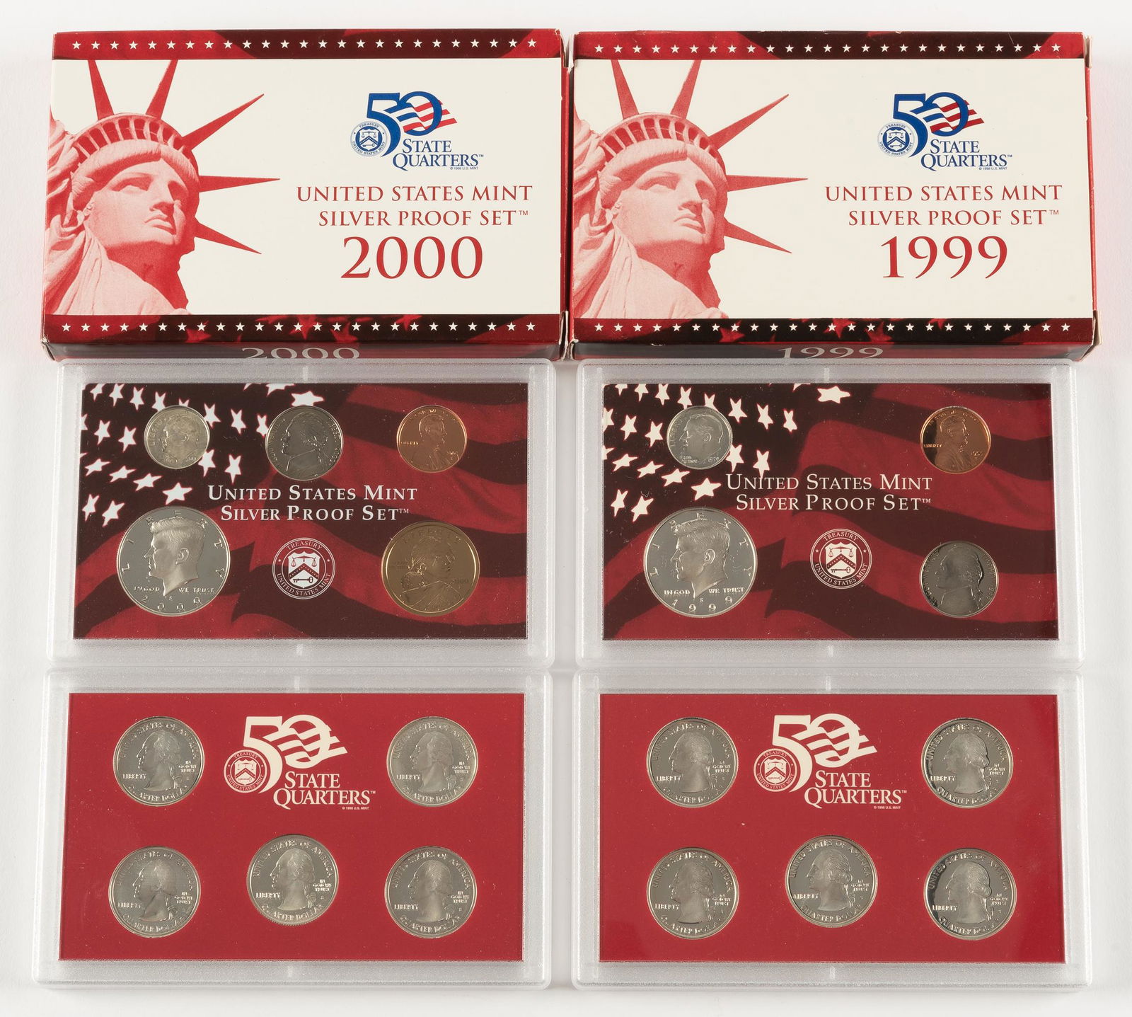 2 U.S. Silver Proof Sets (1 of 1)