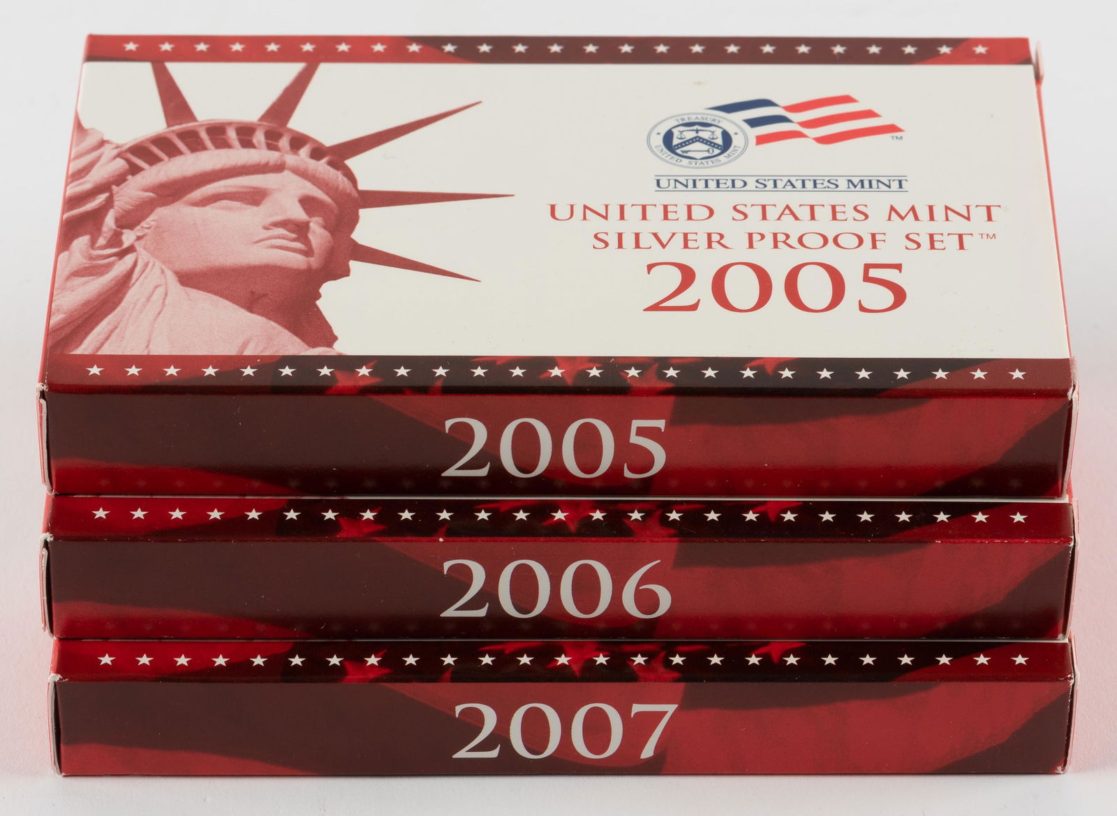 3 U.S. Silver Proof Sets (1 of 1)