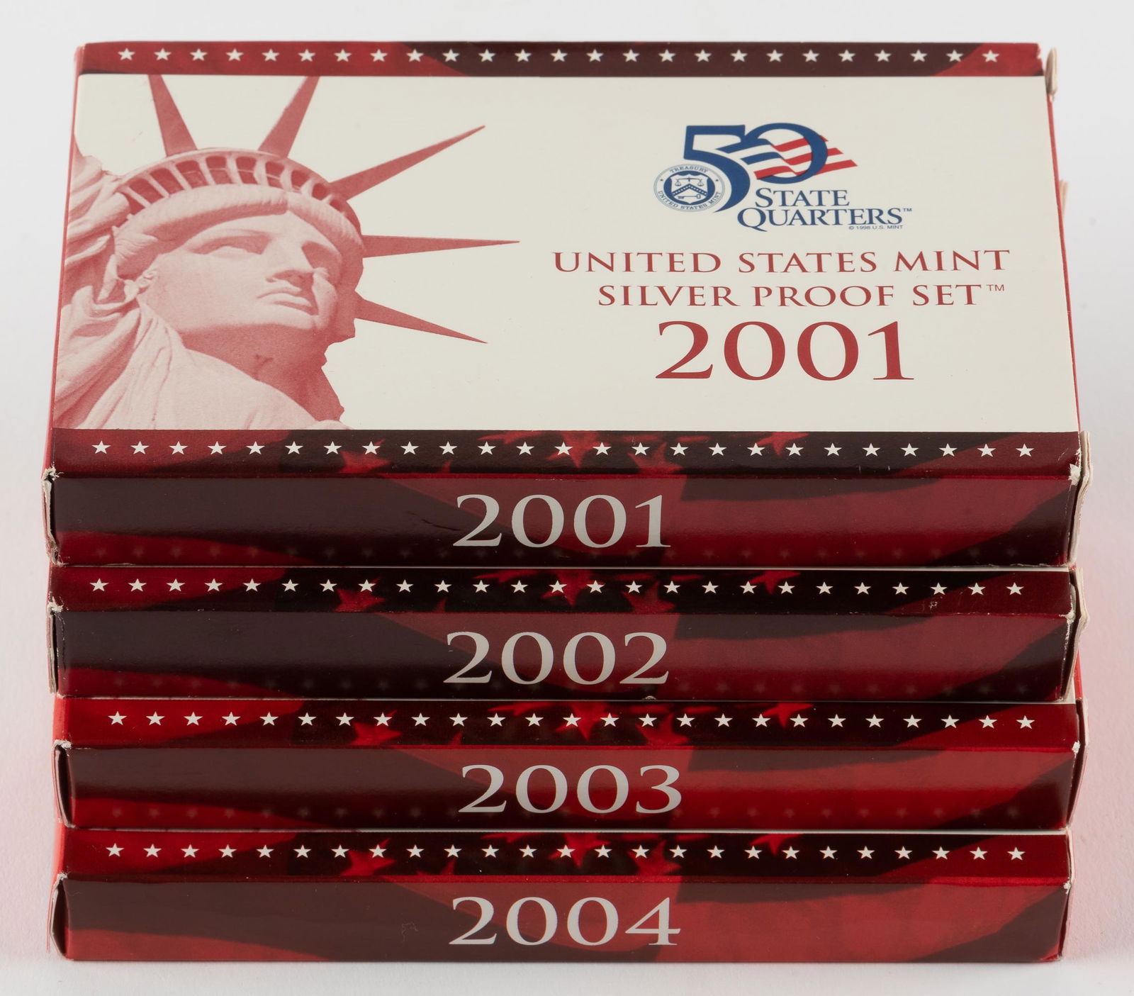 4 U.S. Silver Proof Sets (1 of 1)