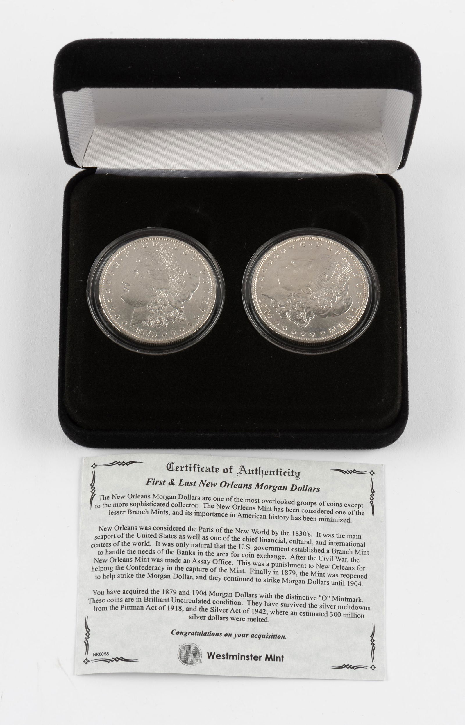 1879-O & 1904-O Morgan Silver Dollars (1 of 3)