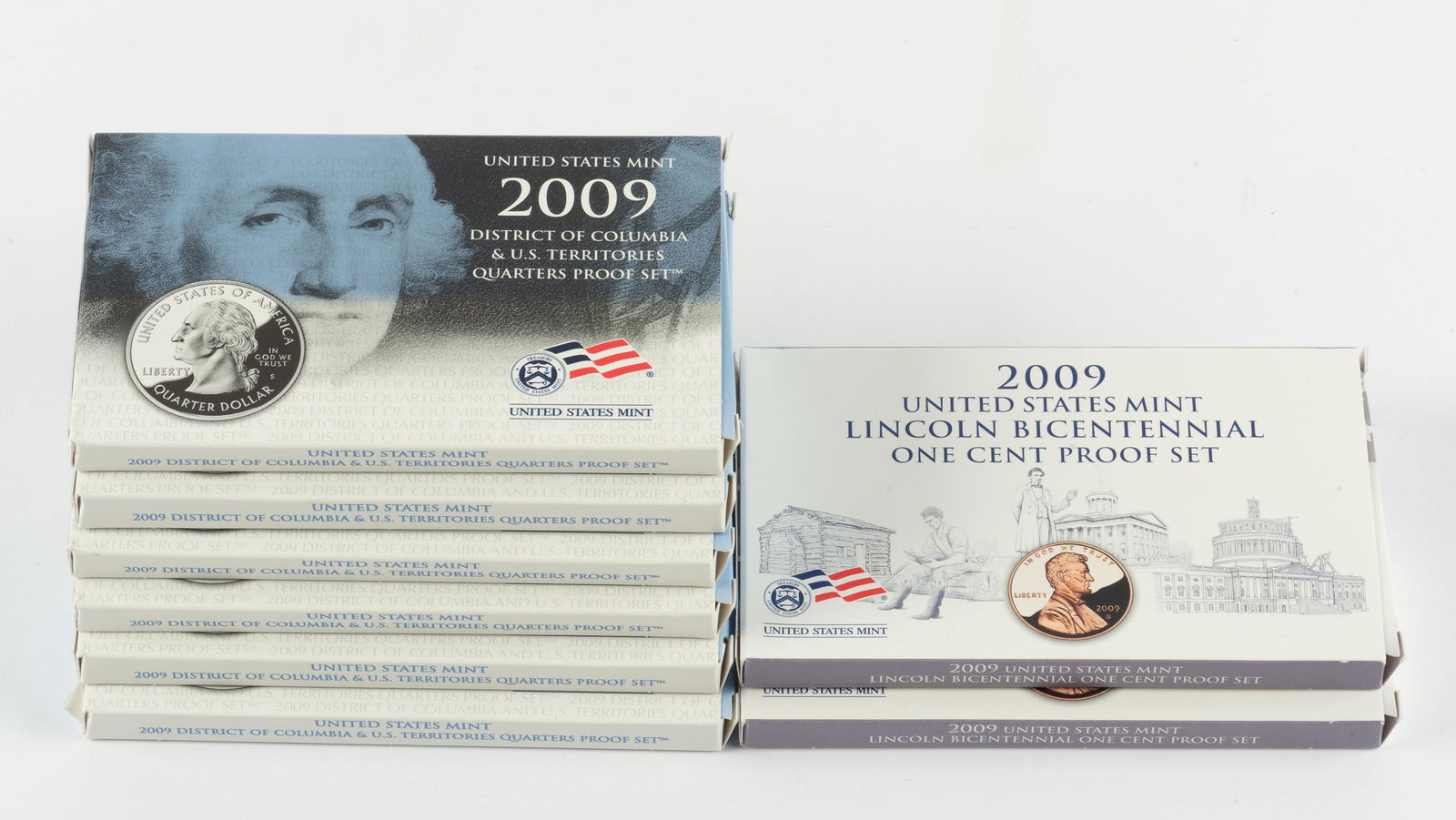 8 Proof Sets Incl 6 2009 Quarter Proof Sets (1 of 1)