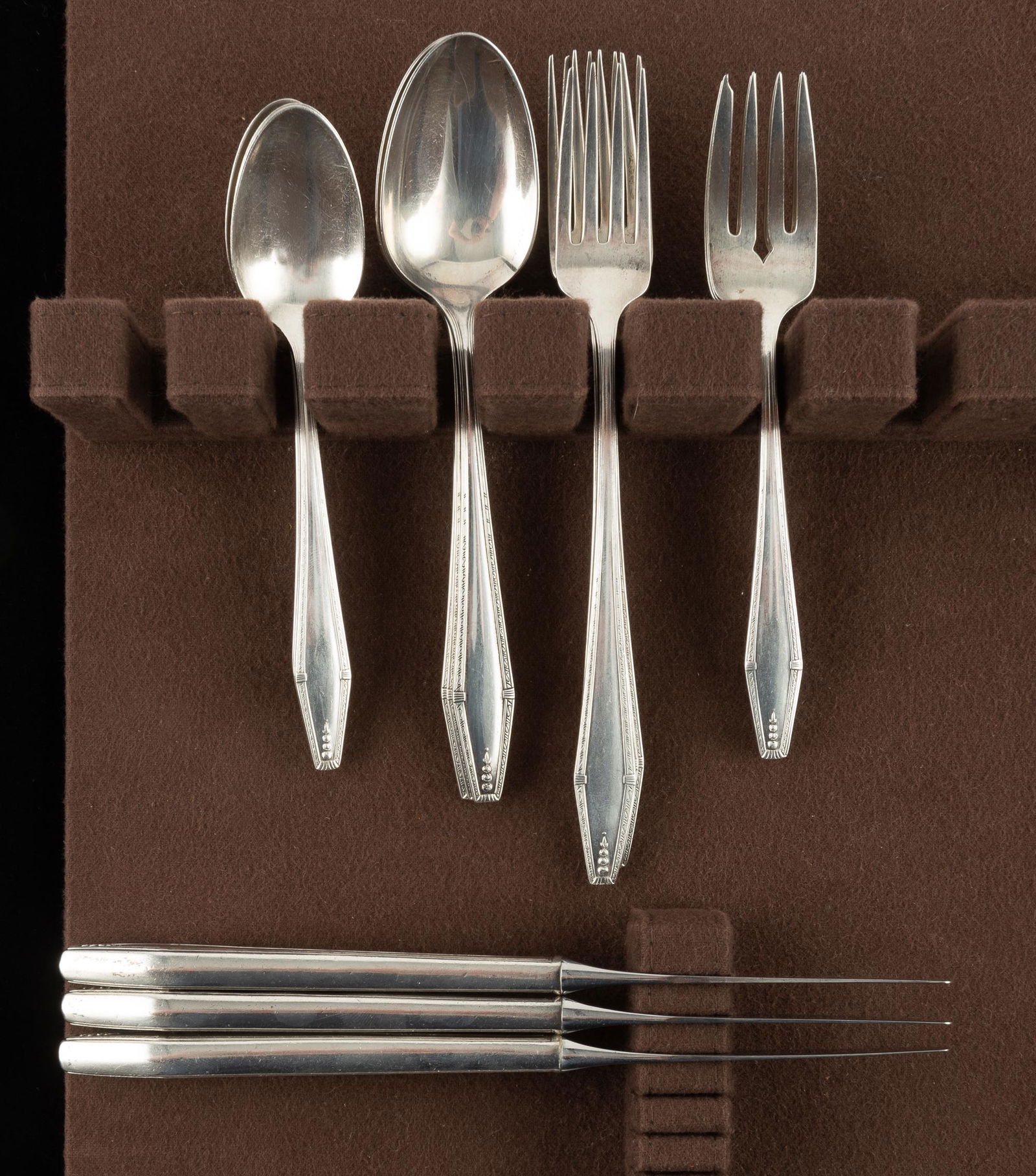 15 Pcs Sterling State House Formality Flatware (1 of 18)