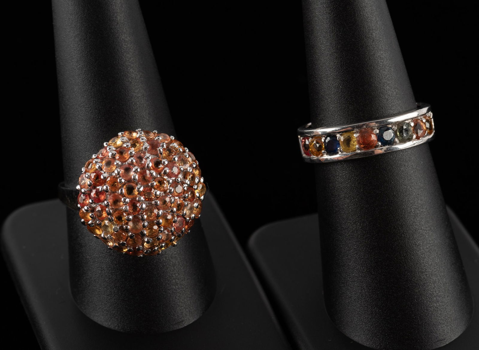 2 Sterling Gemstone Rings (1 of 7)