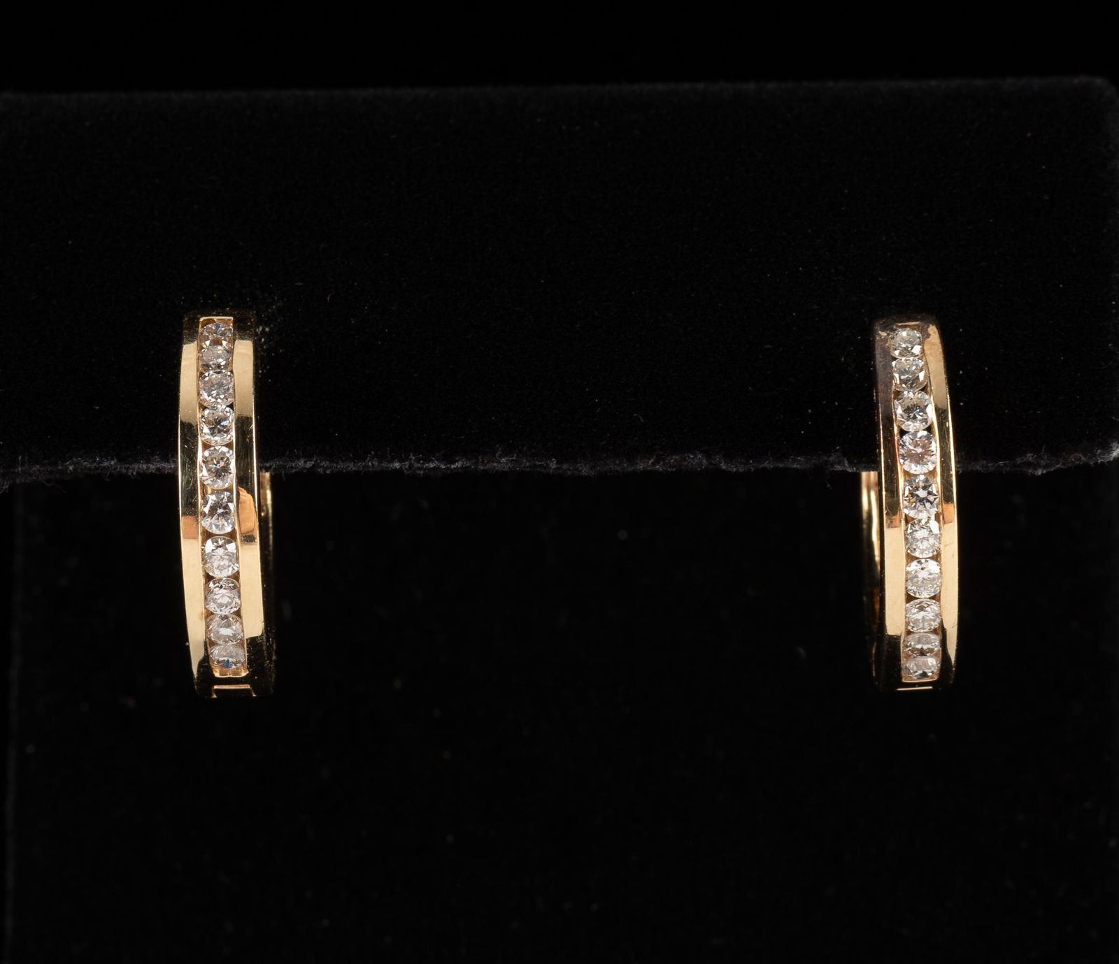 14K & .50 CTW Diamond Hoop Earrings (1 of 2)