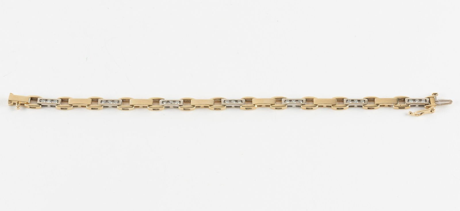 14K .63 CTW Diamond Link Bracelet (1 of 5)