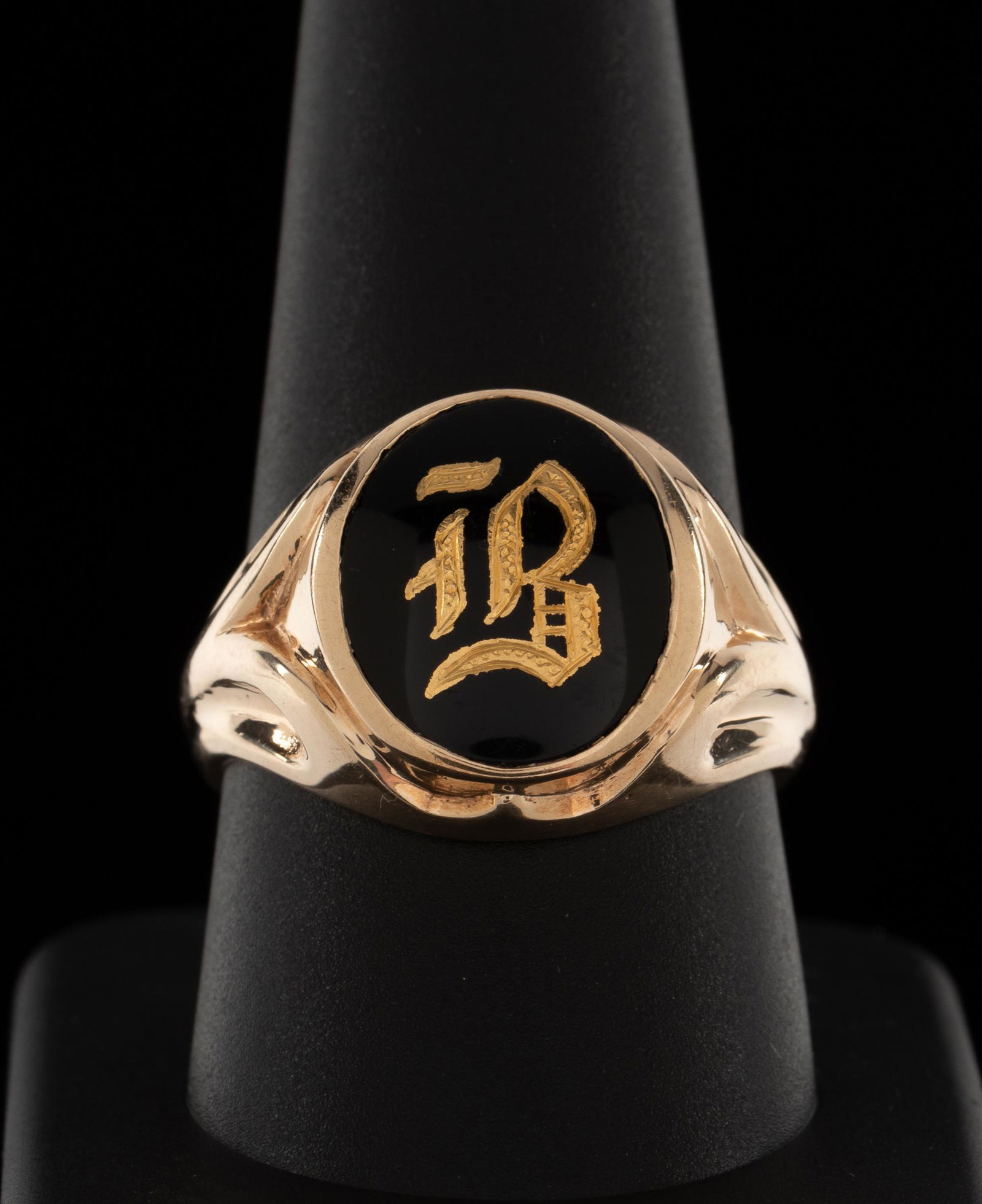 10K & Onyx Signet Ring (1 of 3)