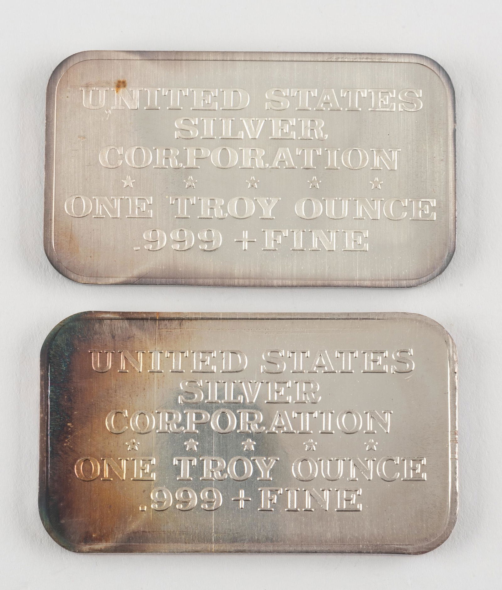 2 Masonic Silver Ingots (1 of 2)