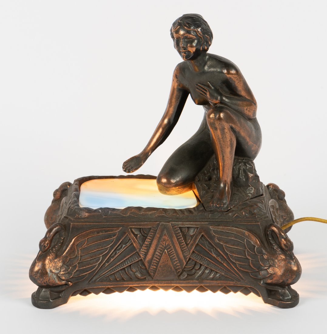 Art Nouveau Figural Lamp (1 of 4)