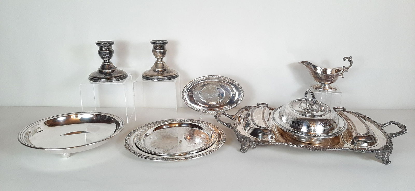 9 Pcs Silverplate incl. Rogers and Derby (1 of 8)