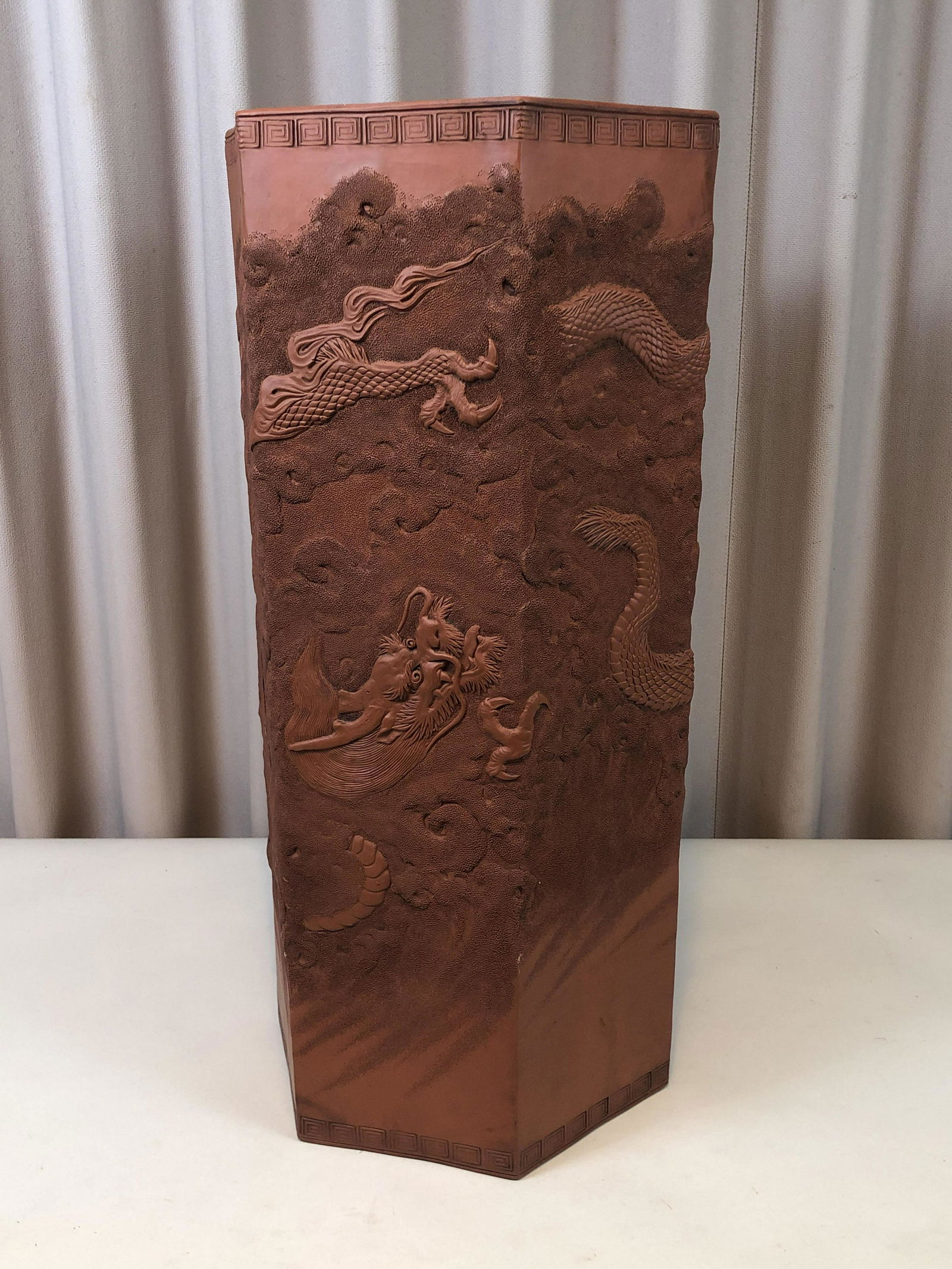 Japanese Terracotta Umbrella Stand (1 of 6)