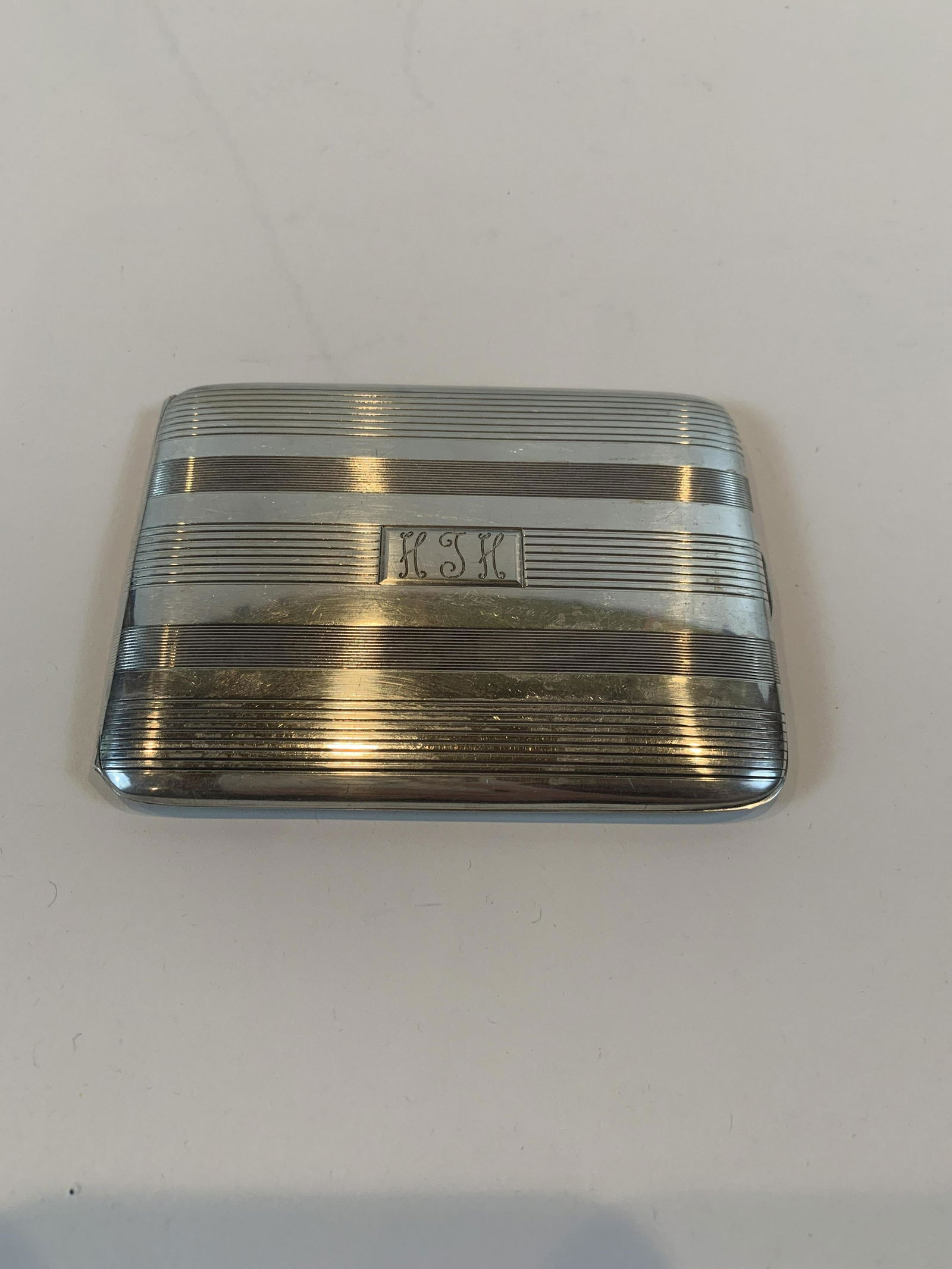 Napier Sterling Cigarette Case (1 of 4)