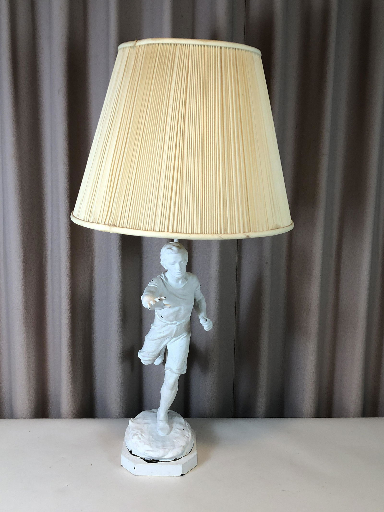 Cast Metal Figural Lamp (1 of 3)