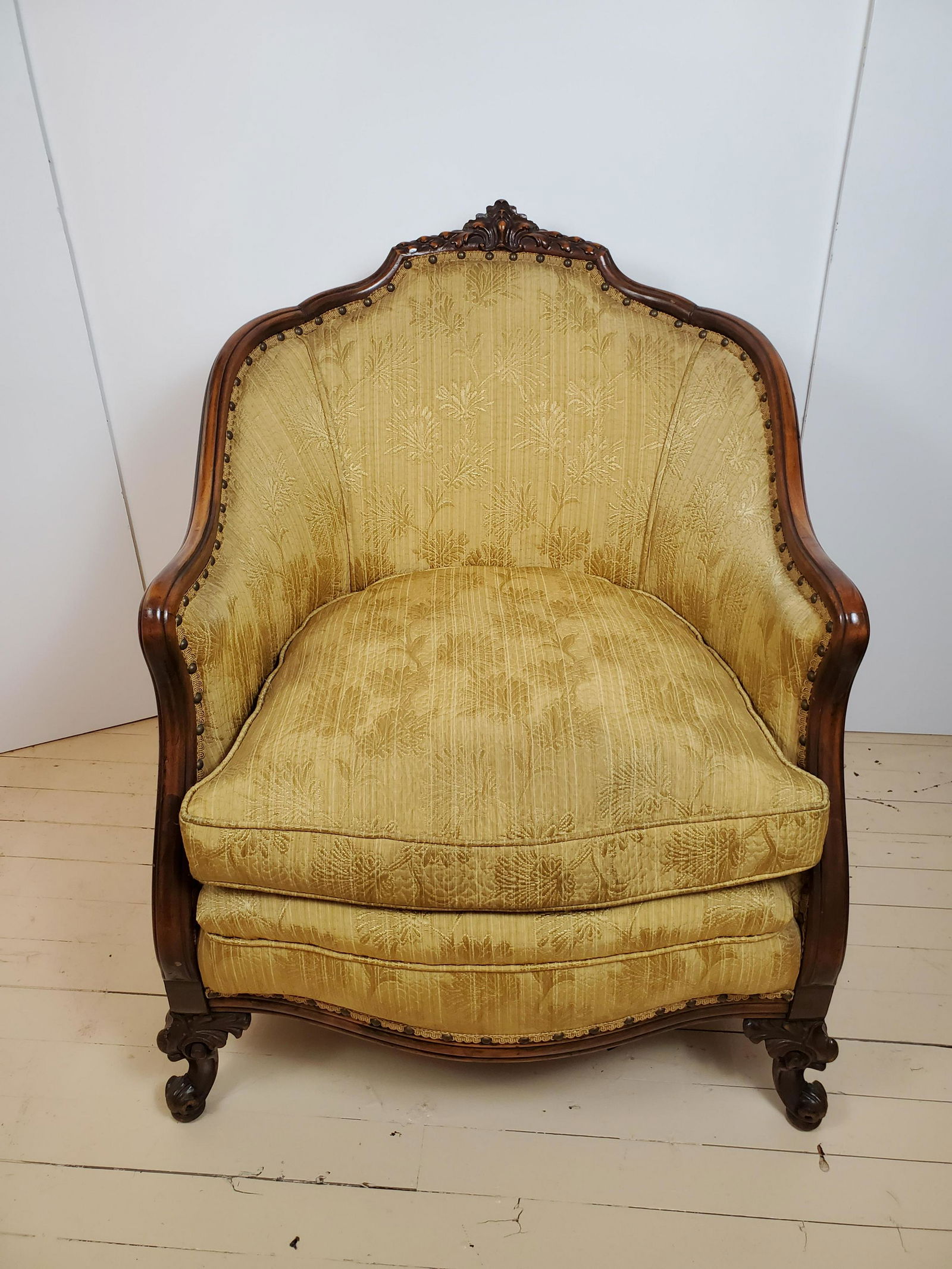 French Style Barrel Back Chair (1 of 5)