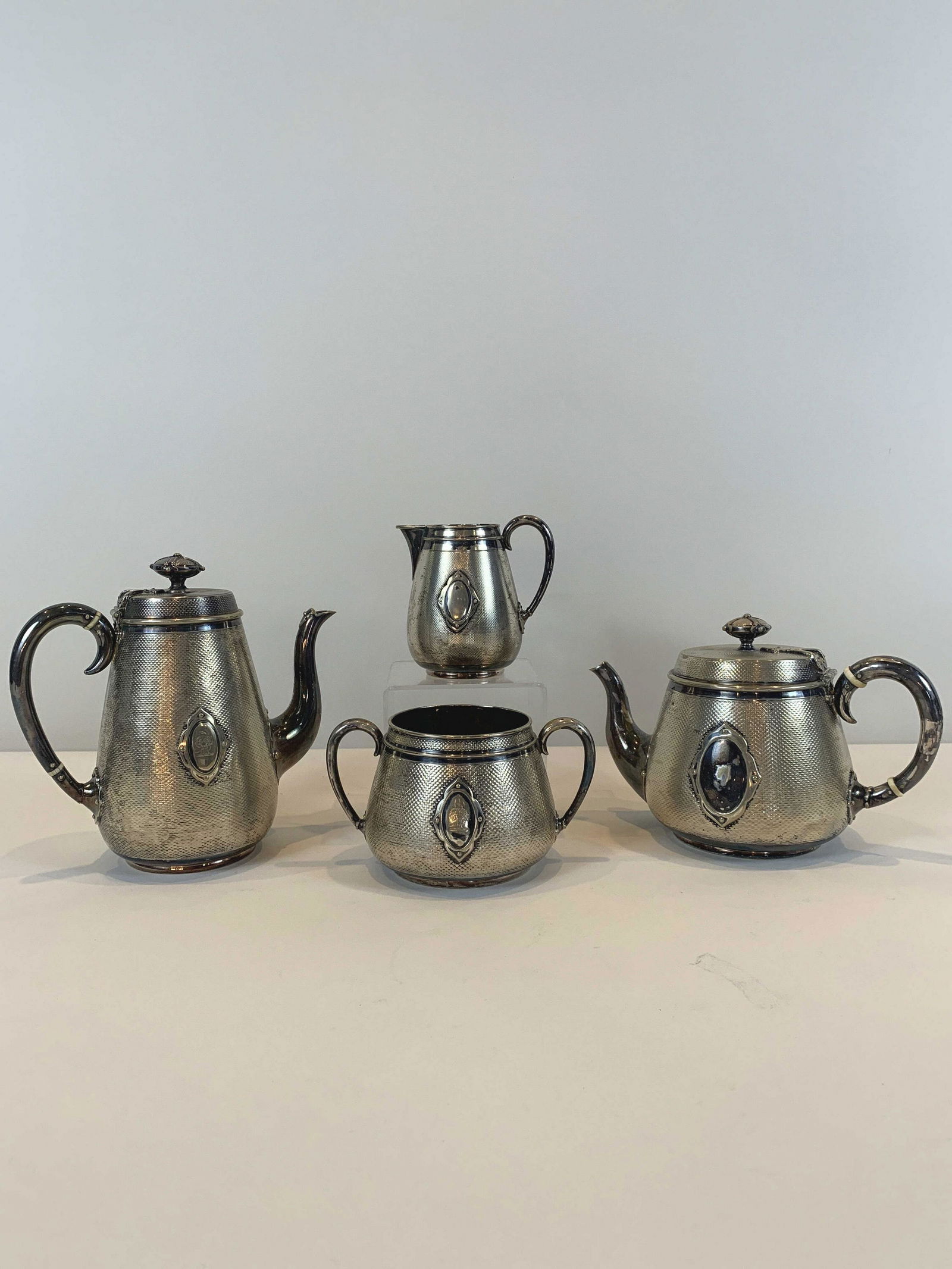 Elkington & Co. Silverplate Tea & Coffee Set (1 of 3)