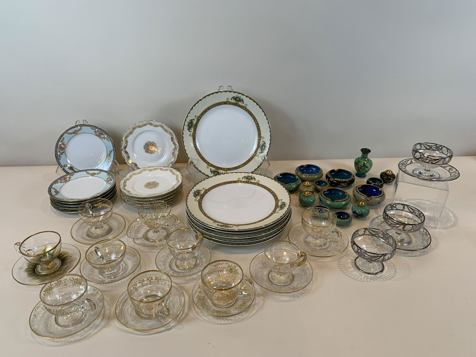Fine Glass Dinnerware & Cloisonné (1 of 10)