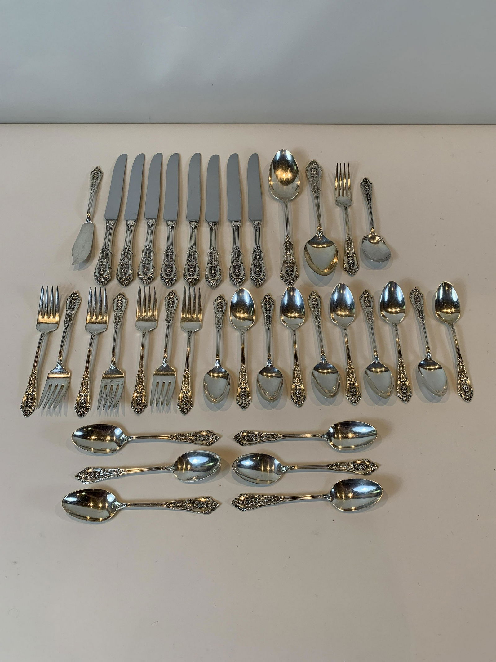 36 Pcs Wallace Sterling Flatware (1 of 3)
