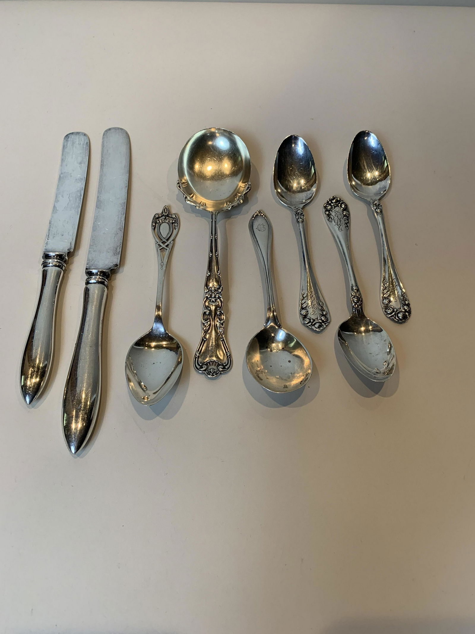 8 Pcs Sterling Flatware (1 of 3)