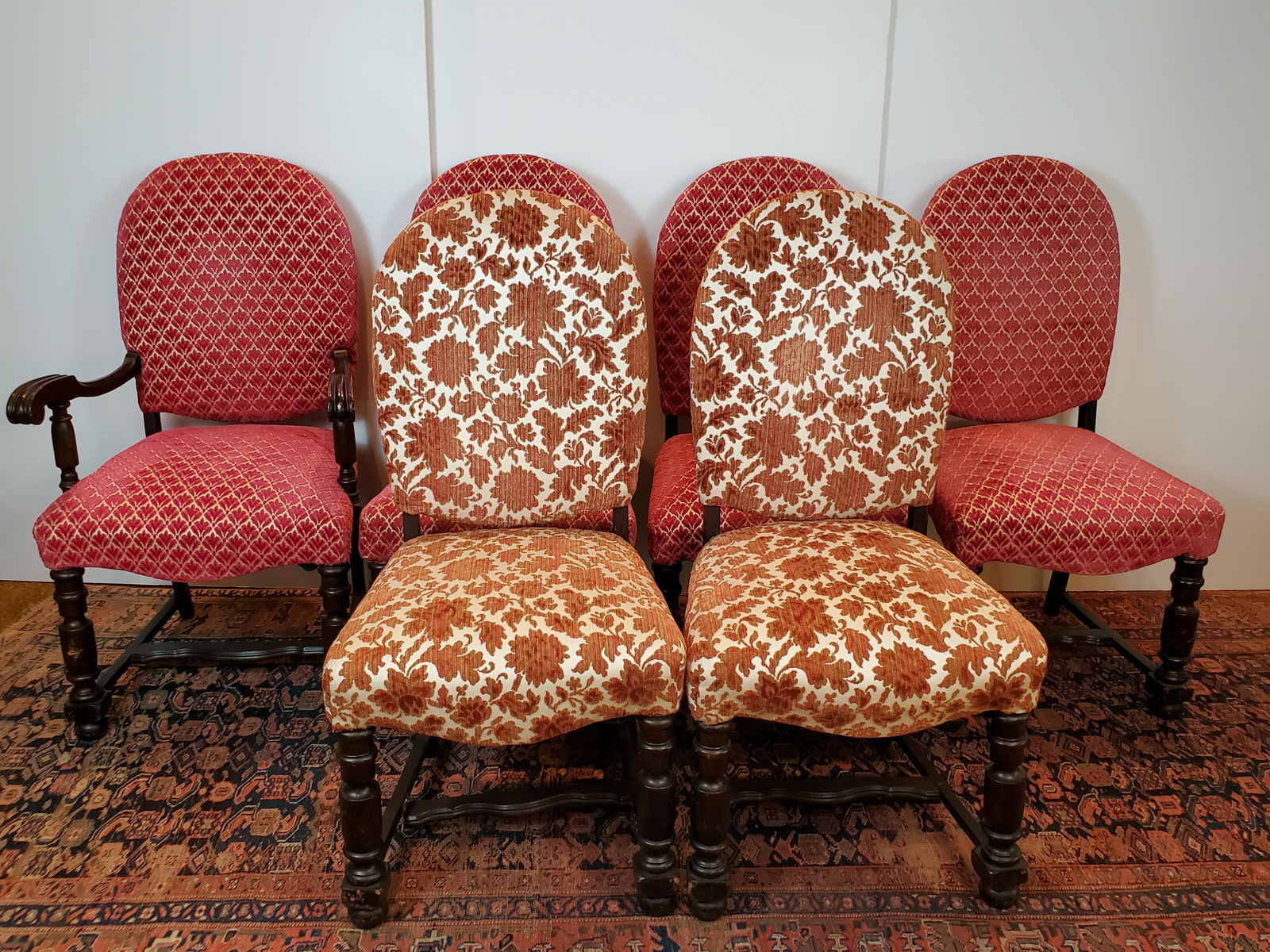 Set Of 6 Vintage Dining Chairs (1 of 4)