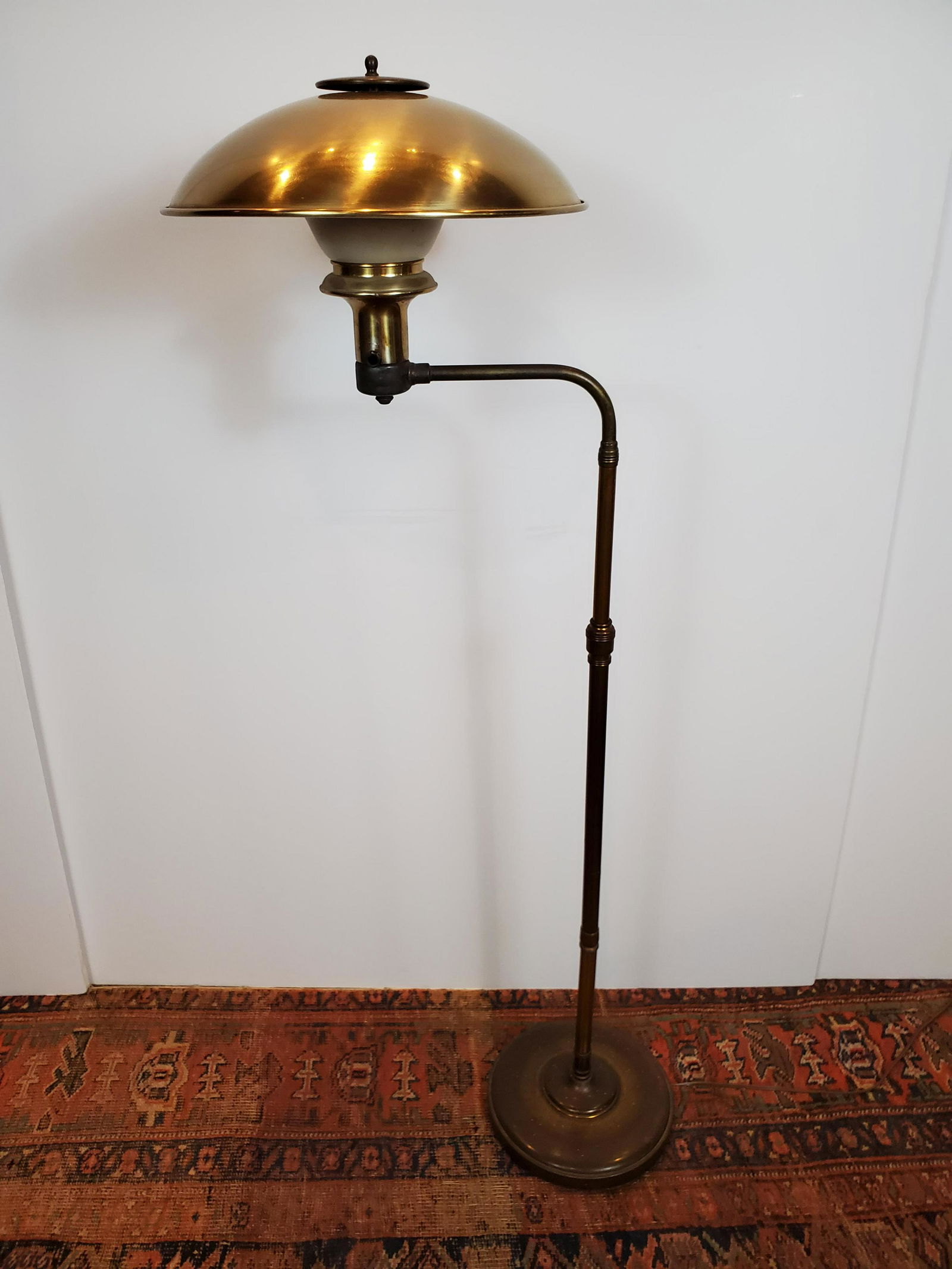 Mid Century Brass Floor Lamp (1 of 3)