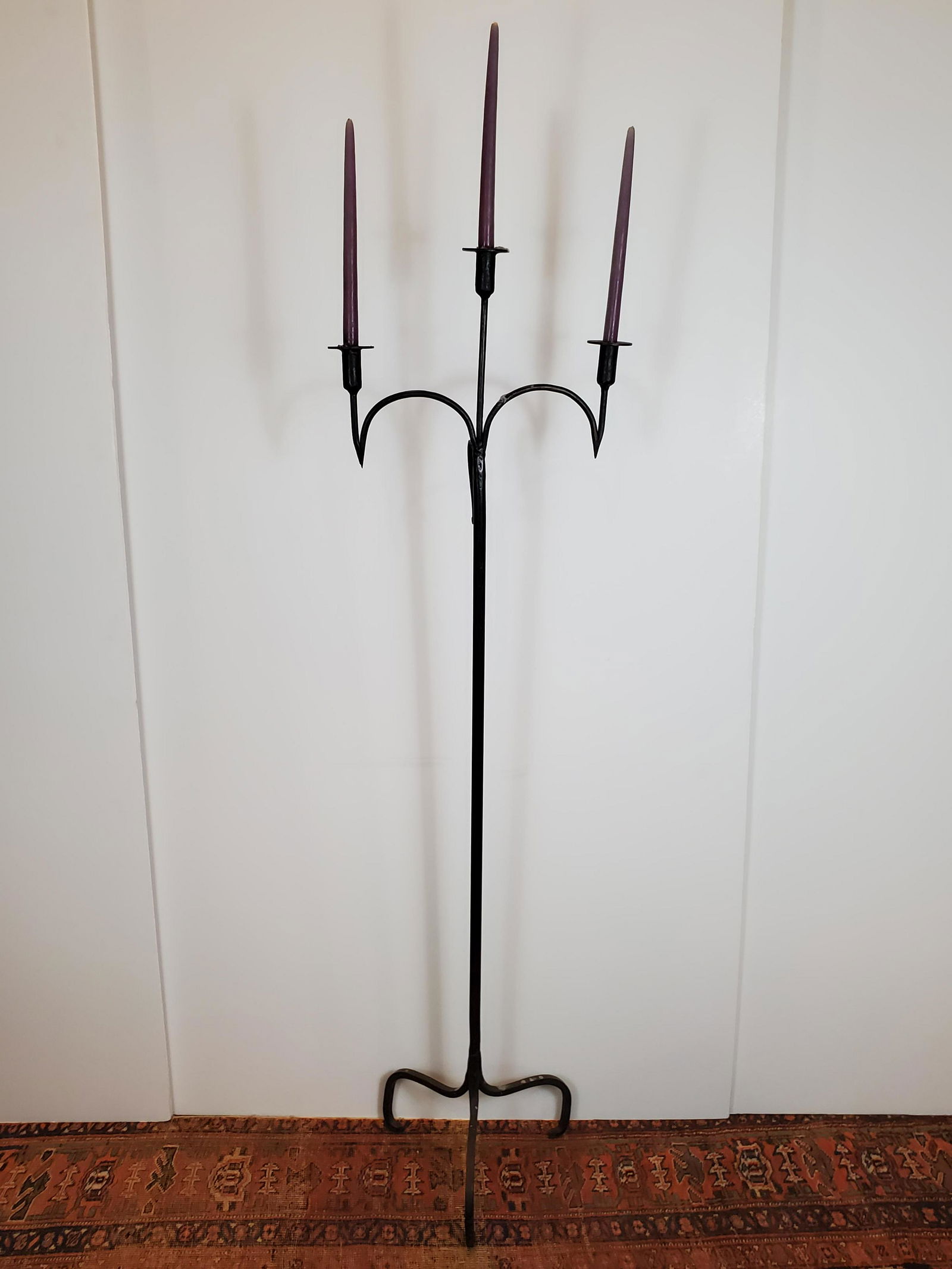 Wrought Iron Candle Stand (1 of 3)
