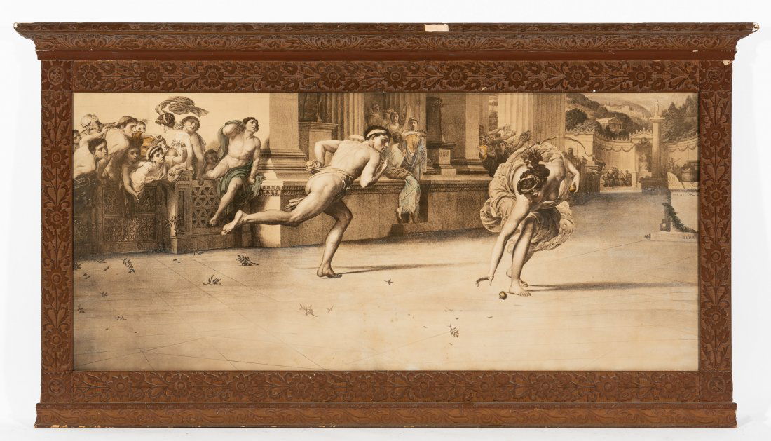 Embellished Etching on Paper of Roman Scene (1 of 5)