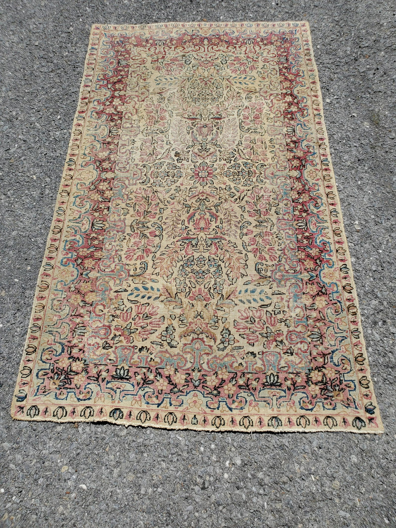 Persian Kirman Area Rug (1 of 4)
