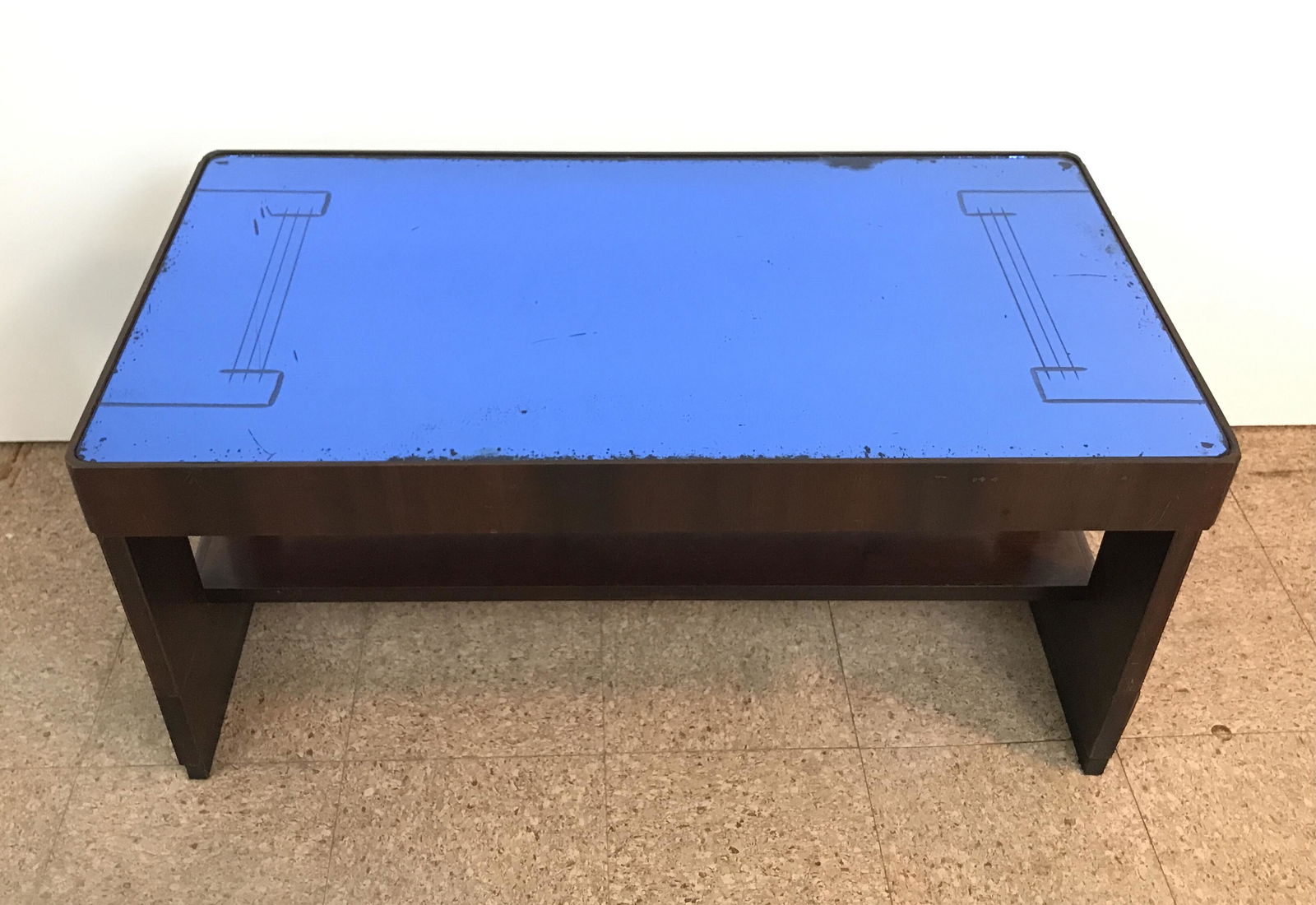 Art Deco Mirror Top Coffee Table (1 of 3)