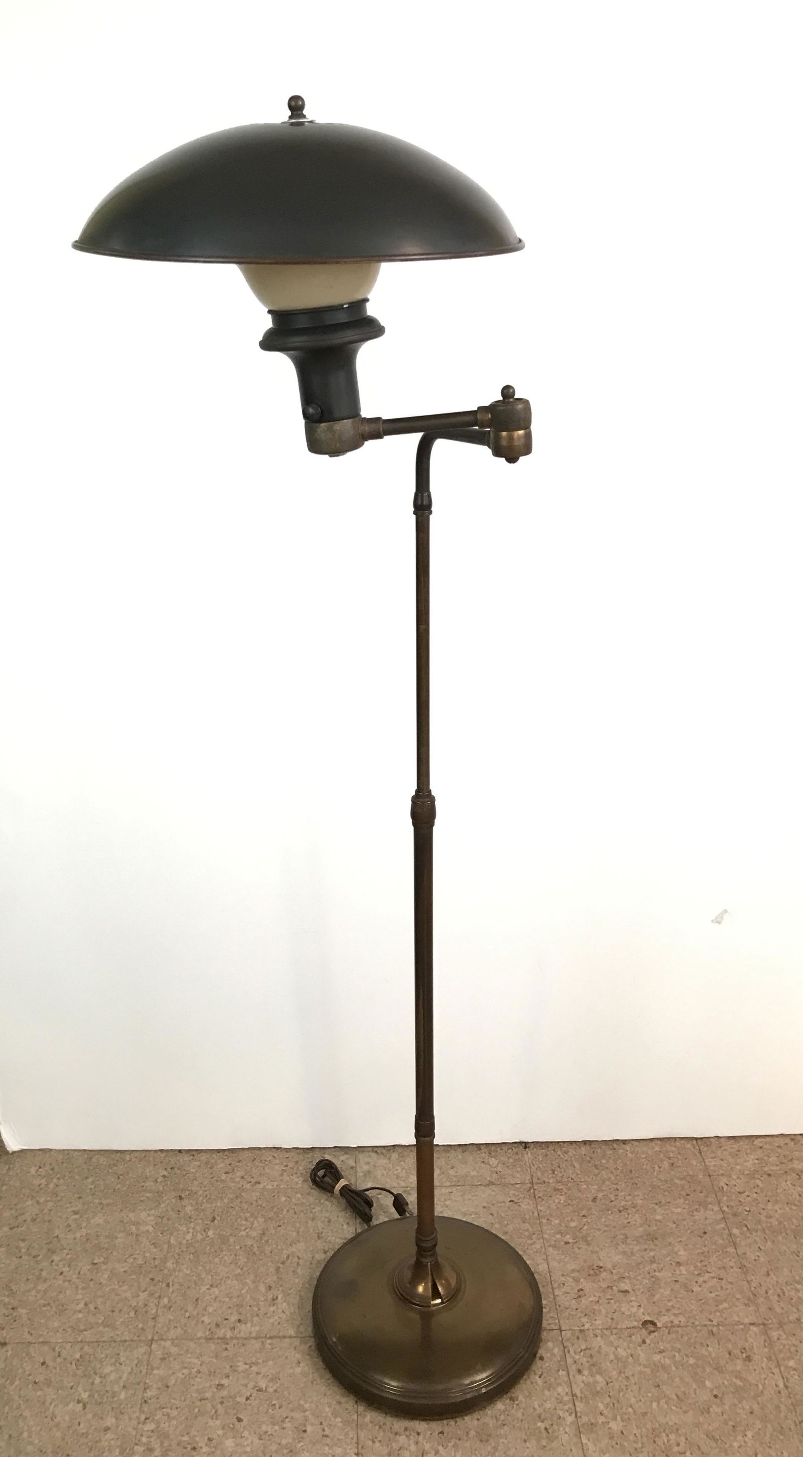 Mid Century Swing Arm Floor Lamp (1 of 4)