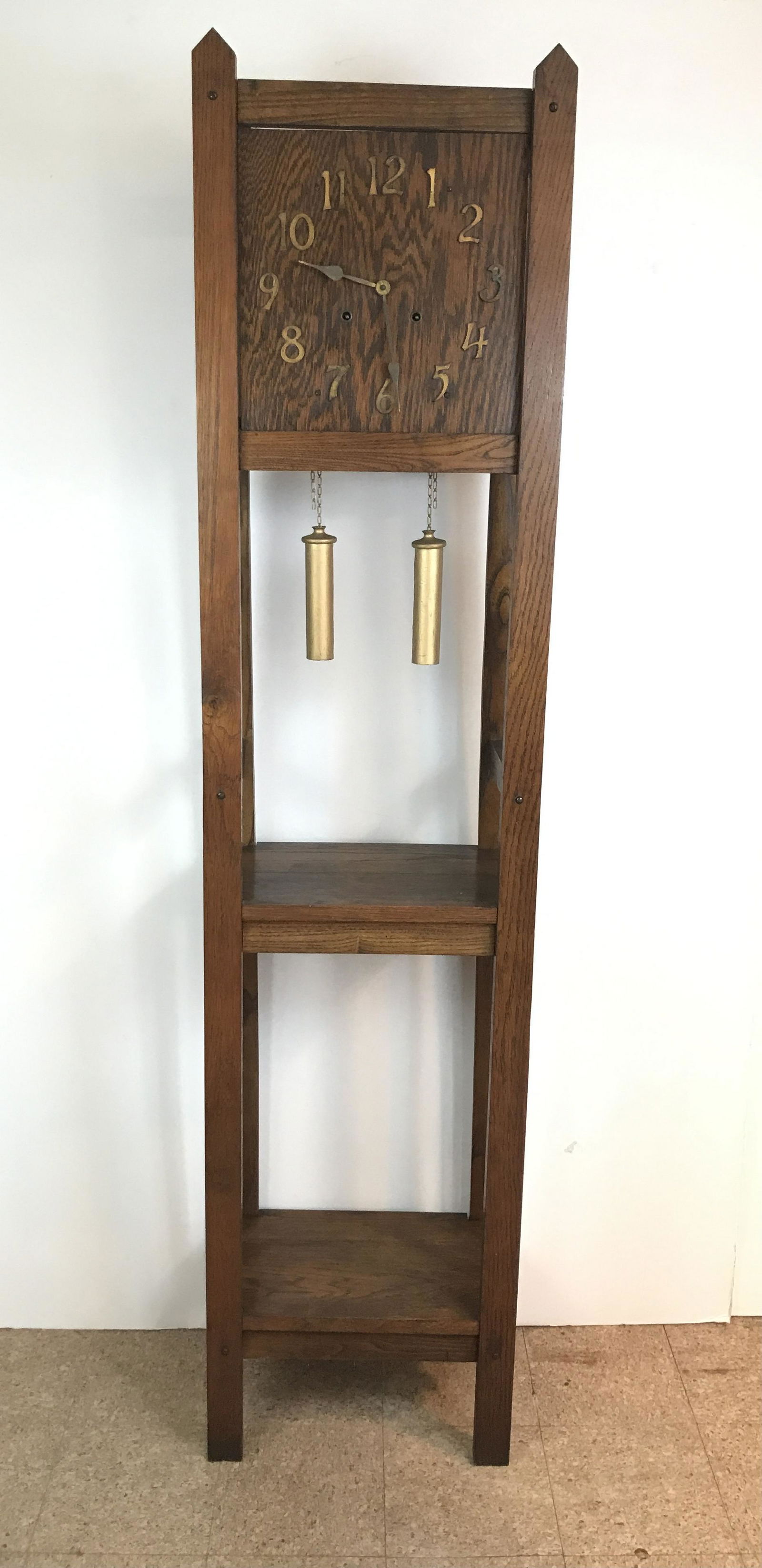 Arts and Crafts Tall Case Clock (1 of 4)