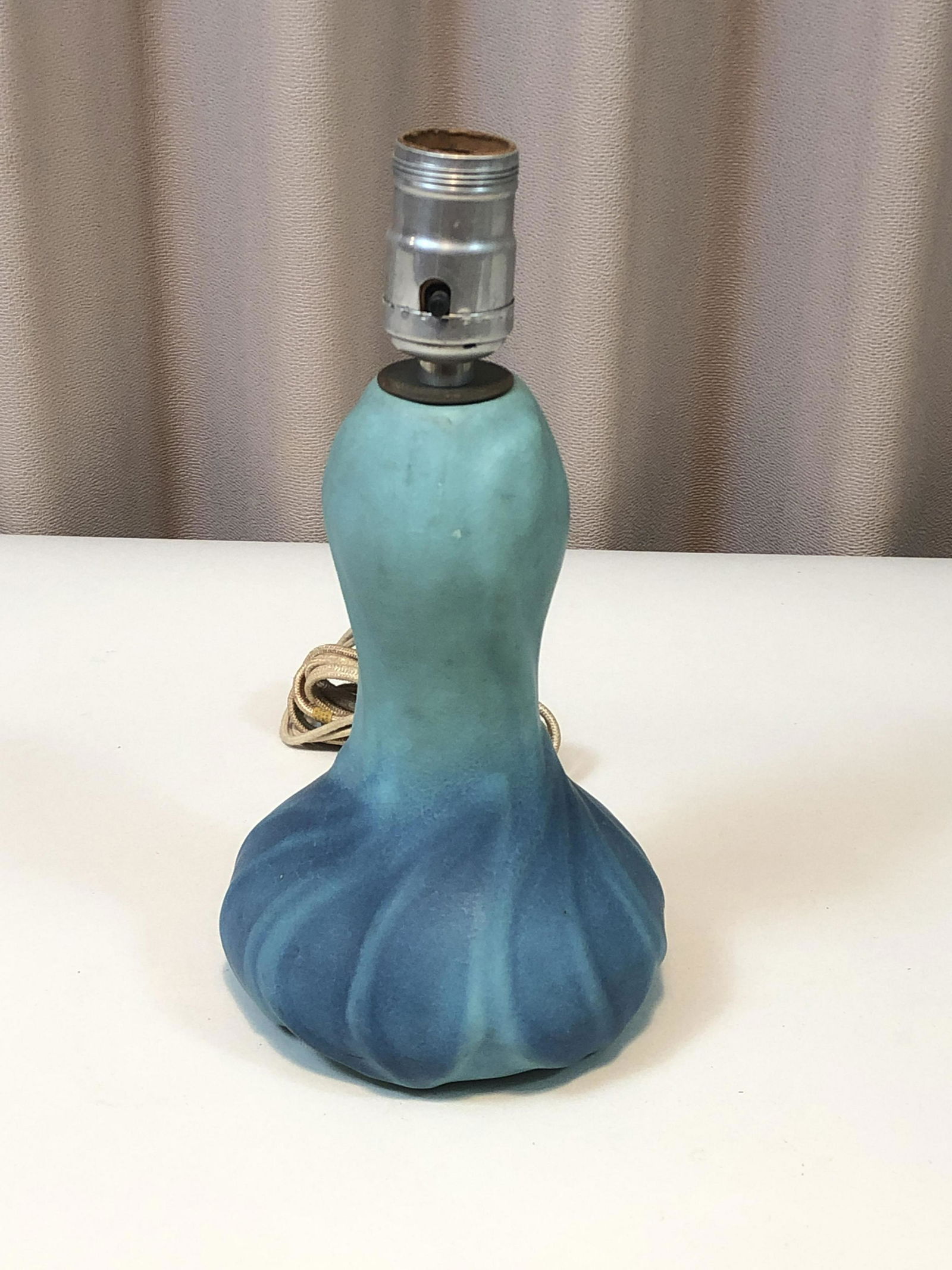 Signed Van Briggle Pottery Lamp (1 of 2)