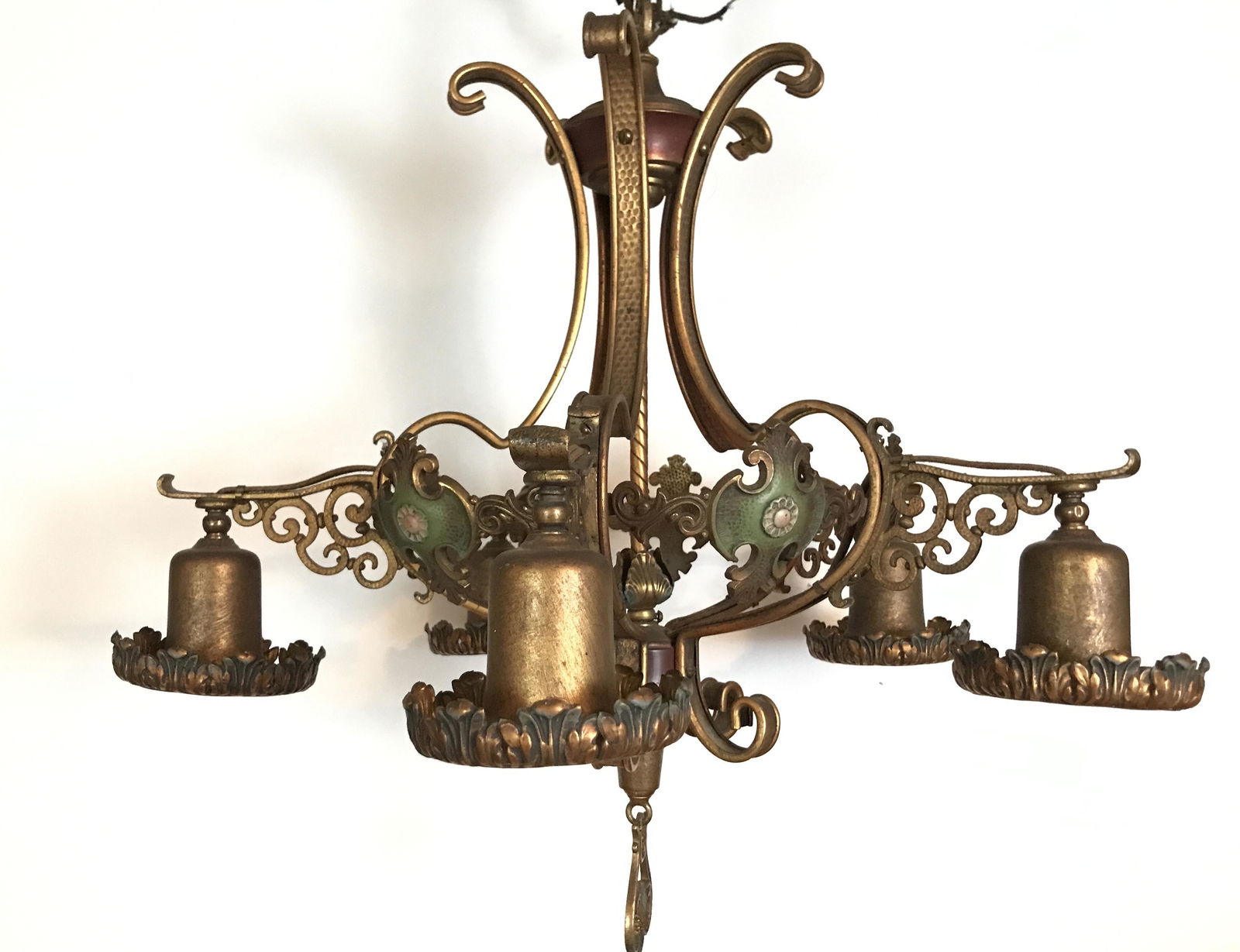 Vintage 5 Light Hanging Light (1 of 4)