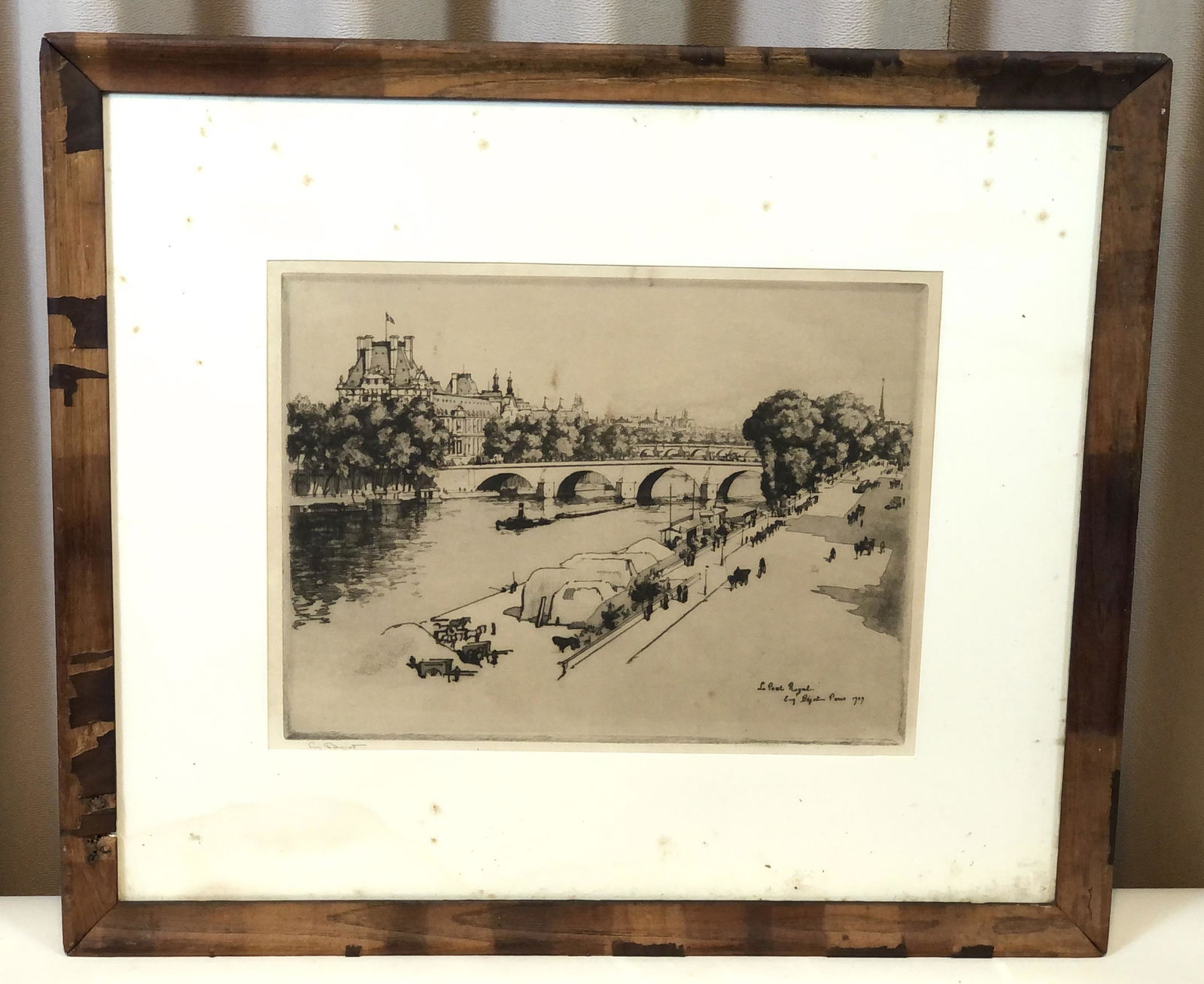 Eugene Bejot Le Pont Royal Print (1 of 3)