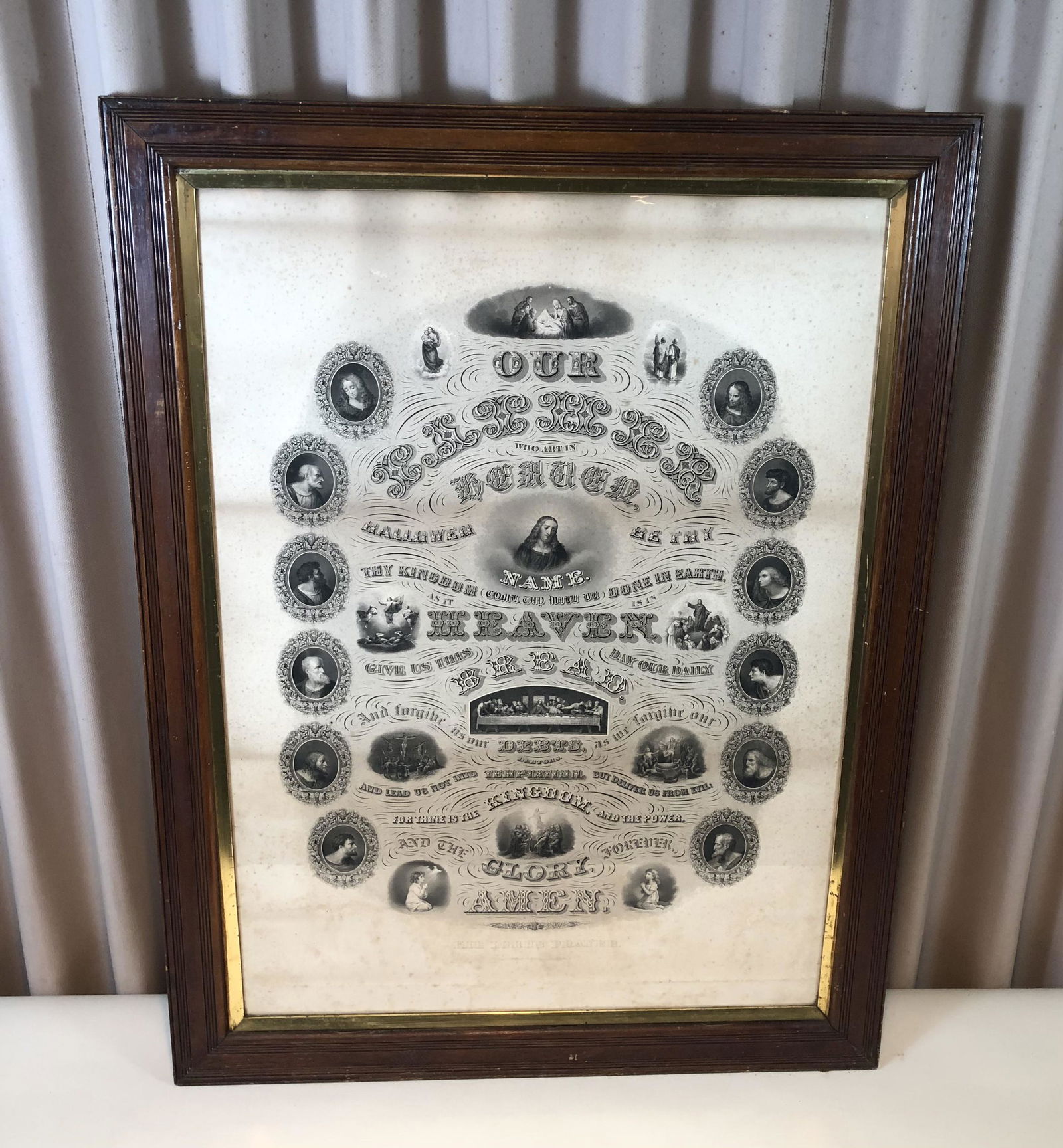 Print of the Lord's Prayer (1 of 3)