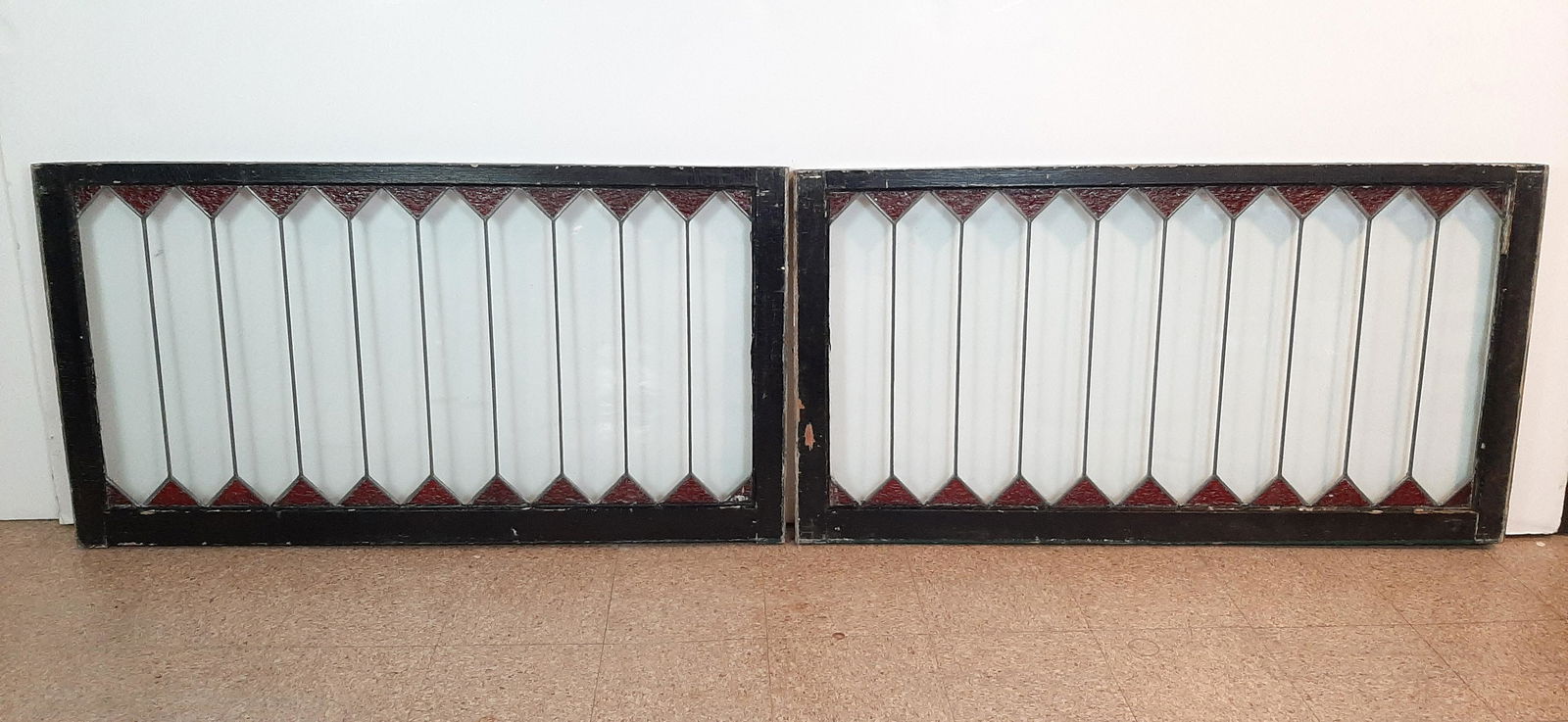 2 Leaded Glass Windows (1 of 2)