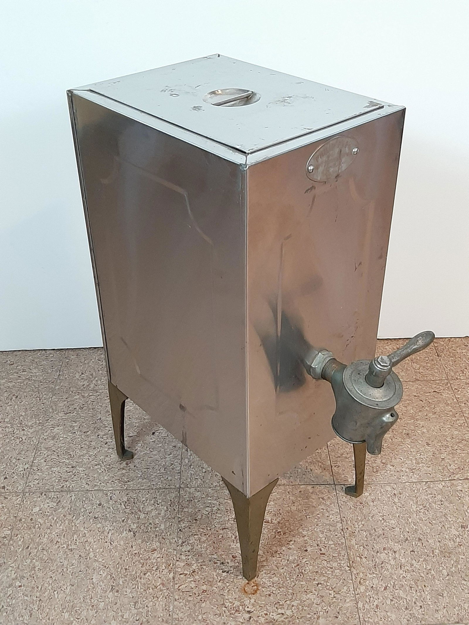 Vintage Stainless Steel Beverage Dispenser (1 of 4)
