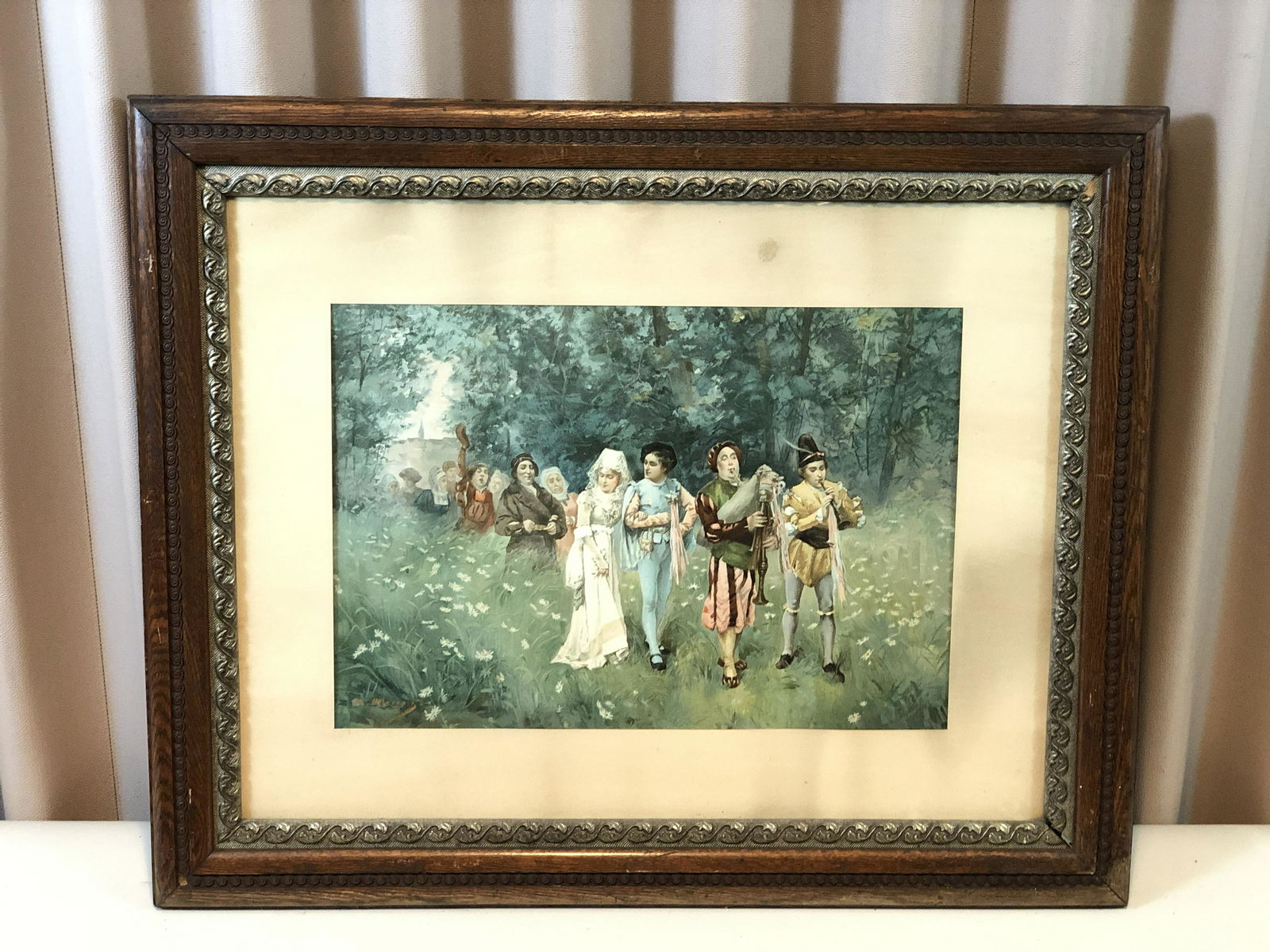 Signed M. Delecroix Print (1 of 3)