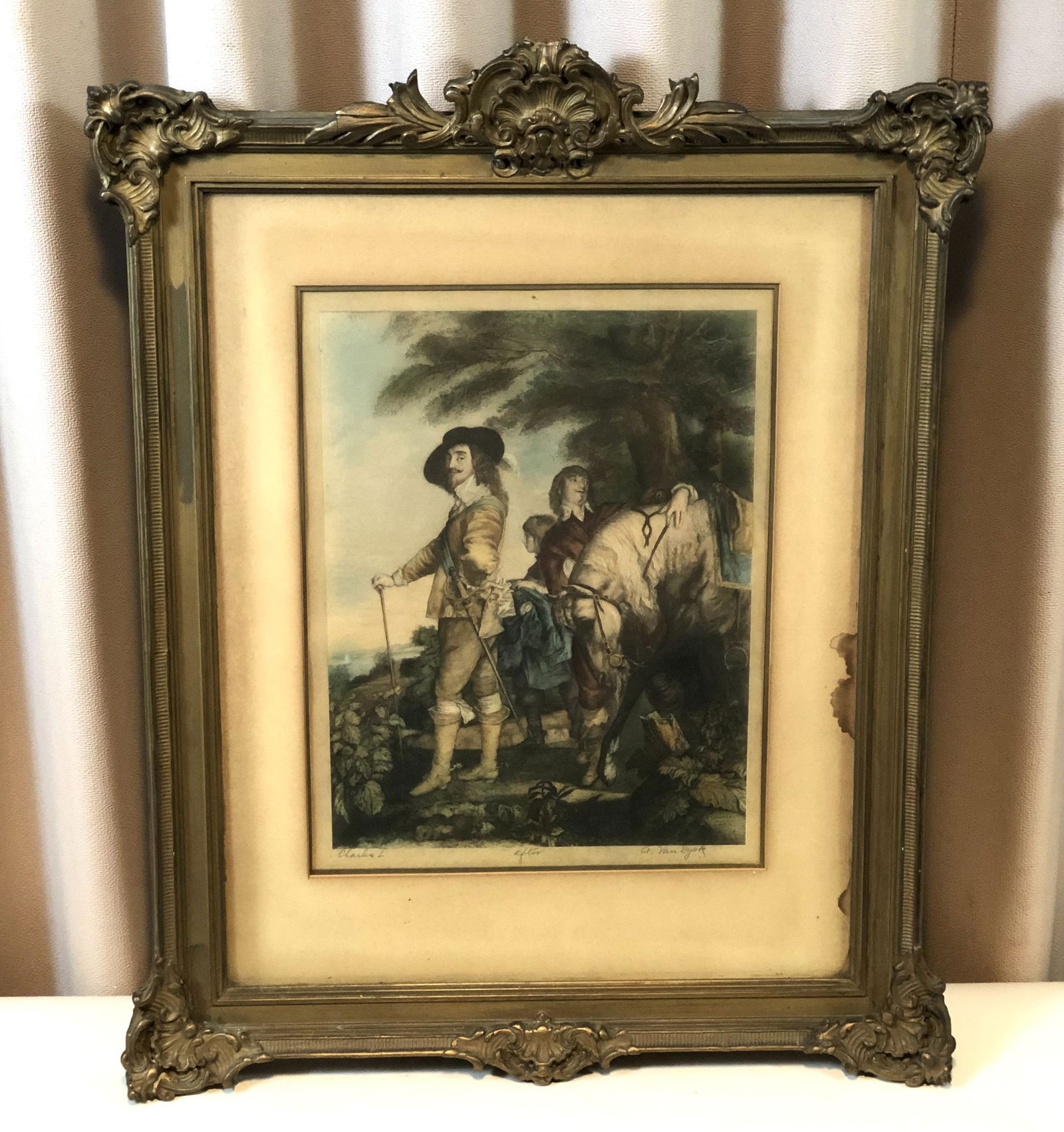 After Anthony Van Dyck Print (1 of 4)