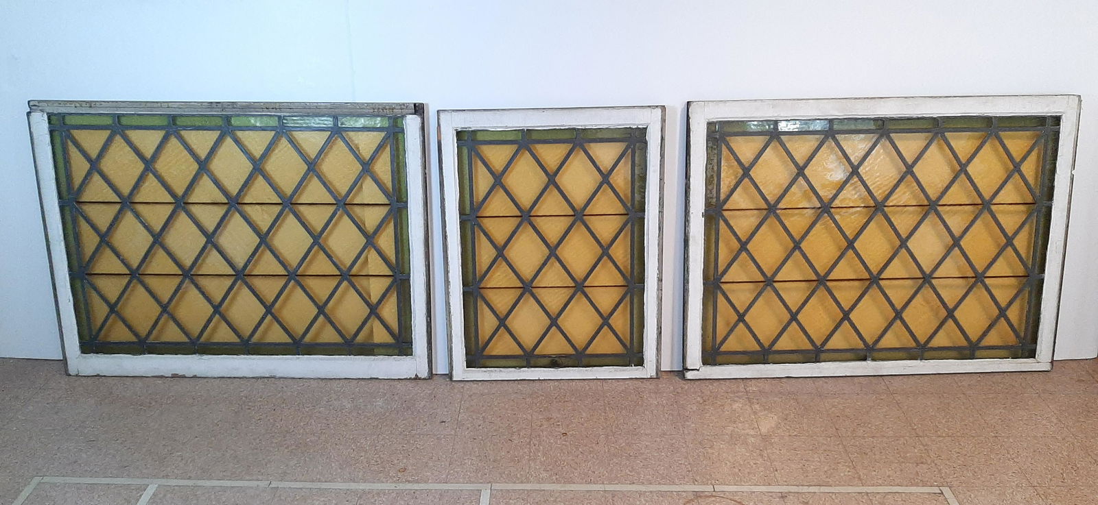 3 Leaded Glass Windows (1 of 3)