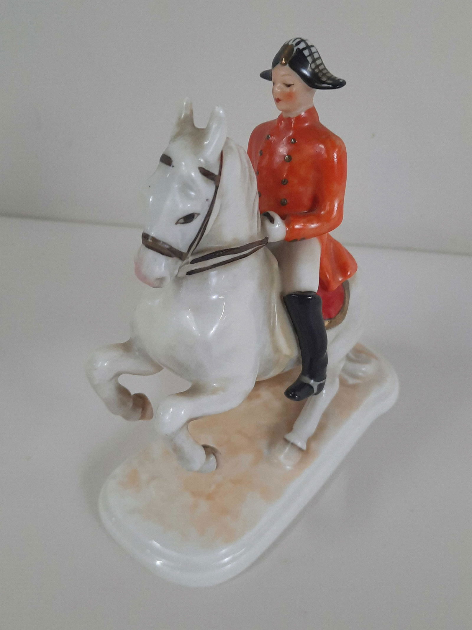 Goebel Western German Rearing Horse Figurine: Number GF136. 5-3/4" high. IMPORTANT: Before bidding, please read the terms and conditions. When you registered for the auction you agreed to these terms and will be required to comply with them.