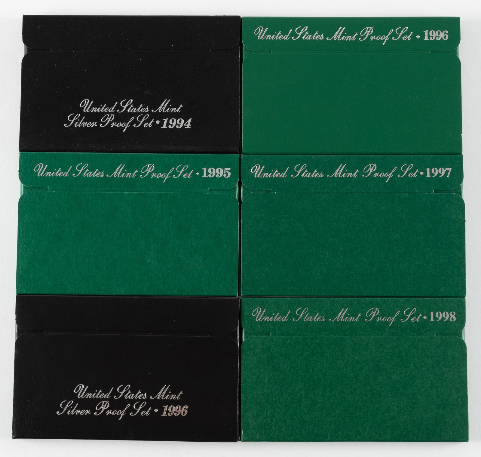 6 U.S. Proof Sets (1 of 1)