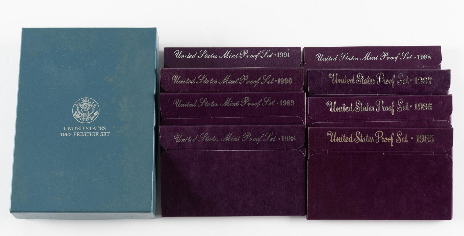 9 U.S. Proof Sets (1 of 3)