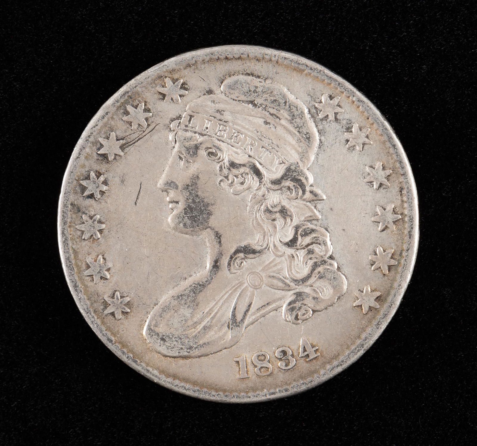 1834 Bust Half Dollar (1 of 2)