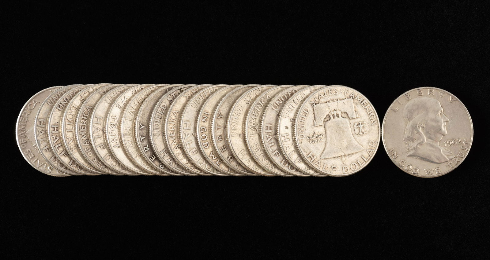 20 Franklin Half Dollars (1 of 1)
