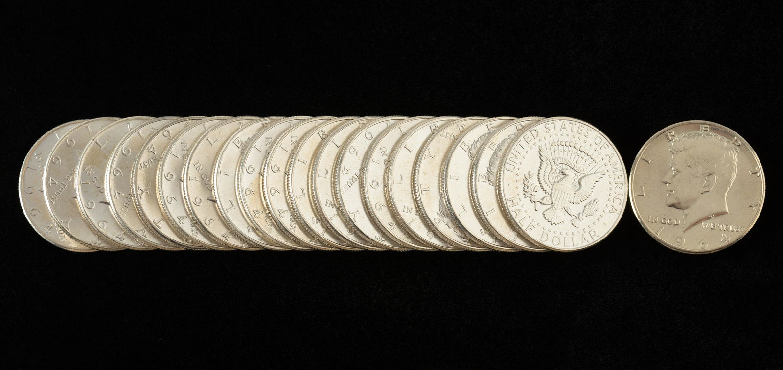 20 1964 Kennedy Half Dollars (1 of 1)