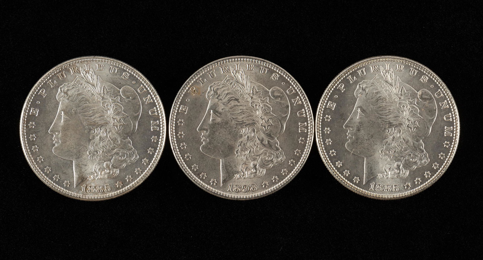 3 Morgan Silver Dollars (1 of 2)