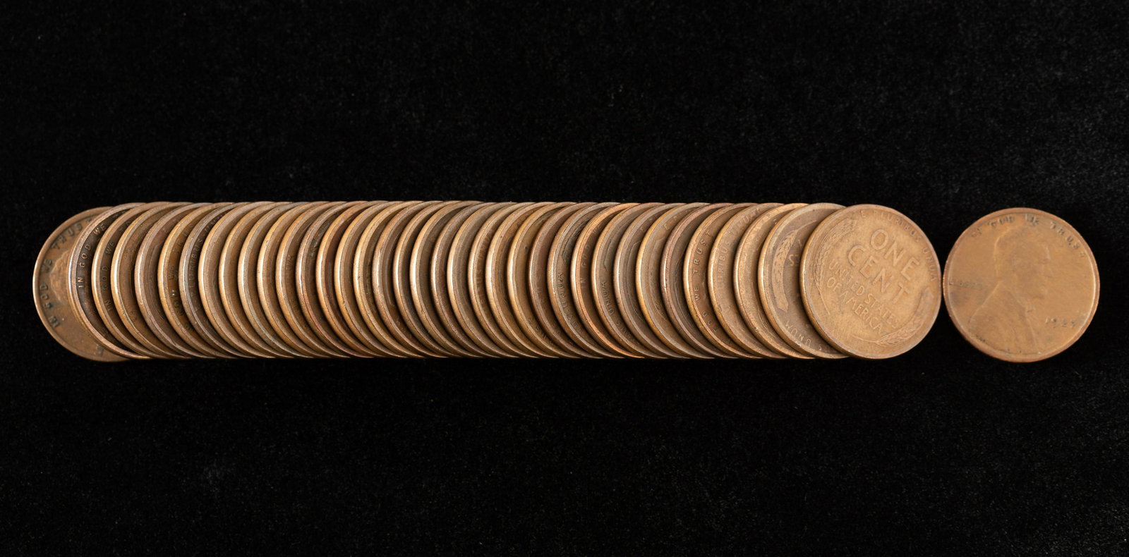 37 Lincoln Cents (1 of 1)