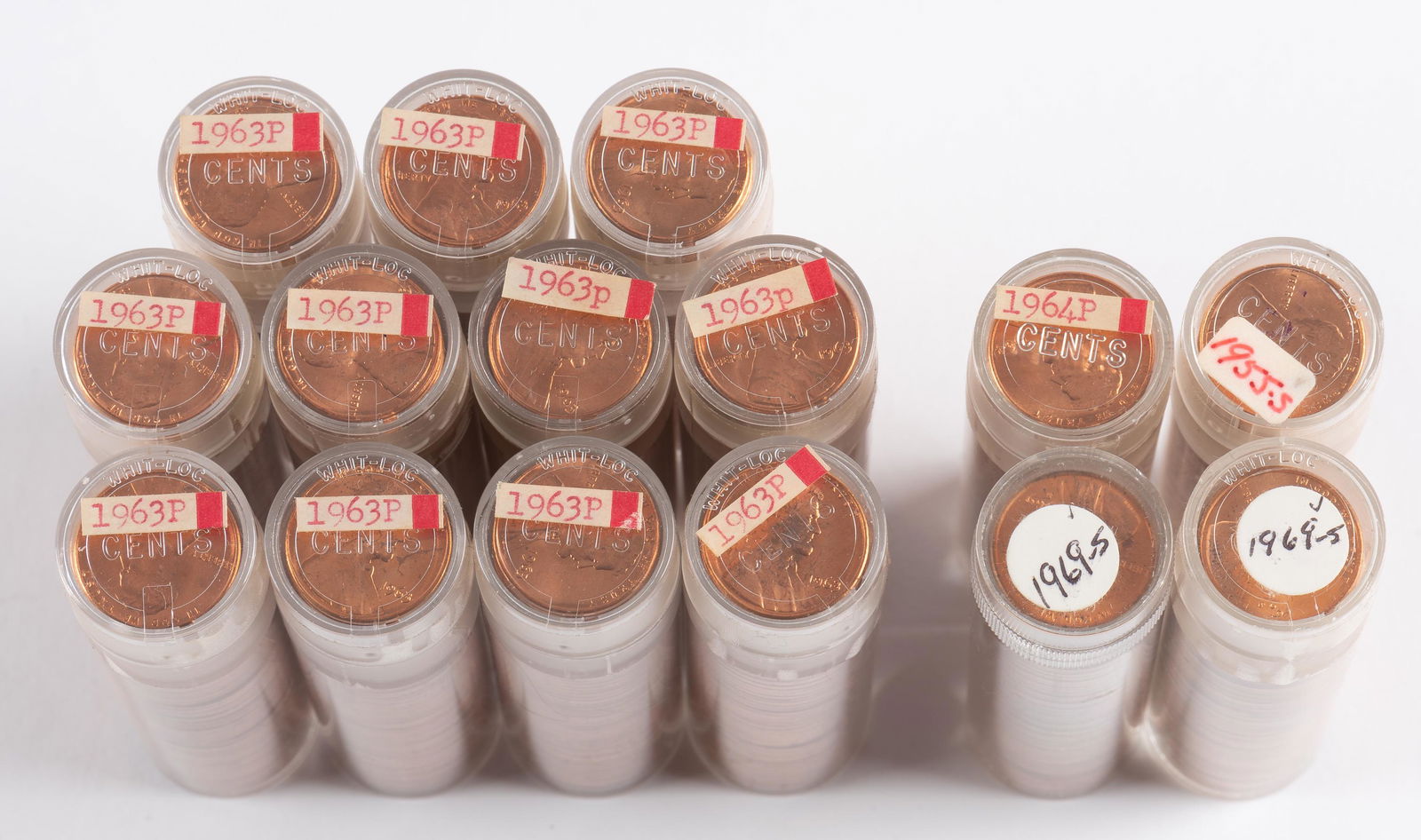 15 Rolls of Uncirculated Lincoln Cents (1 of 2)