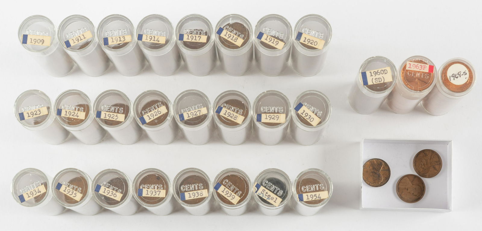 650+ Lincoln Cents Incl 3 1909 V.D.B. (1 of 2)