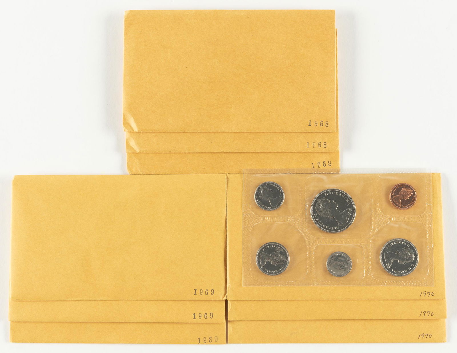9 Uncirculated Canadian Coin Sets (1 of 1)